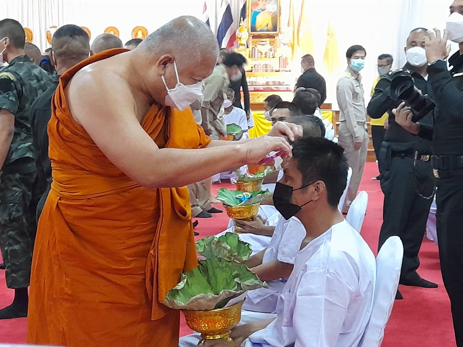 ??พช.ฉะเชิงเทราร่วมโครงการบรรพชาอุปสมบทหมู่ จำนวน 45 รูป เพื่อถวายเป็นพระราชกุศลแด่สมเด็จพระเจ้าลูกเธอ เจ้าฟ้าพัชรกิติยาภา นเรนทิราเทพยวดี กรมหลวงราชสาริณีสิริพัชร มหาวัชรราชธิดา