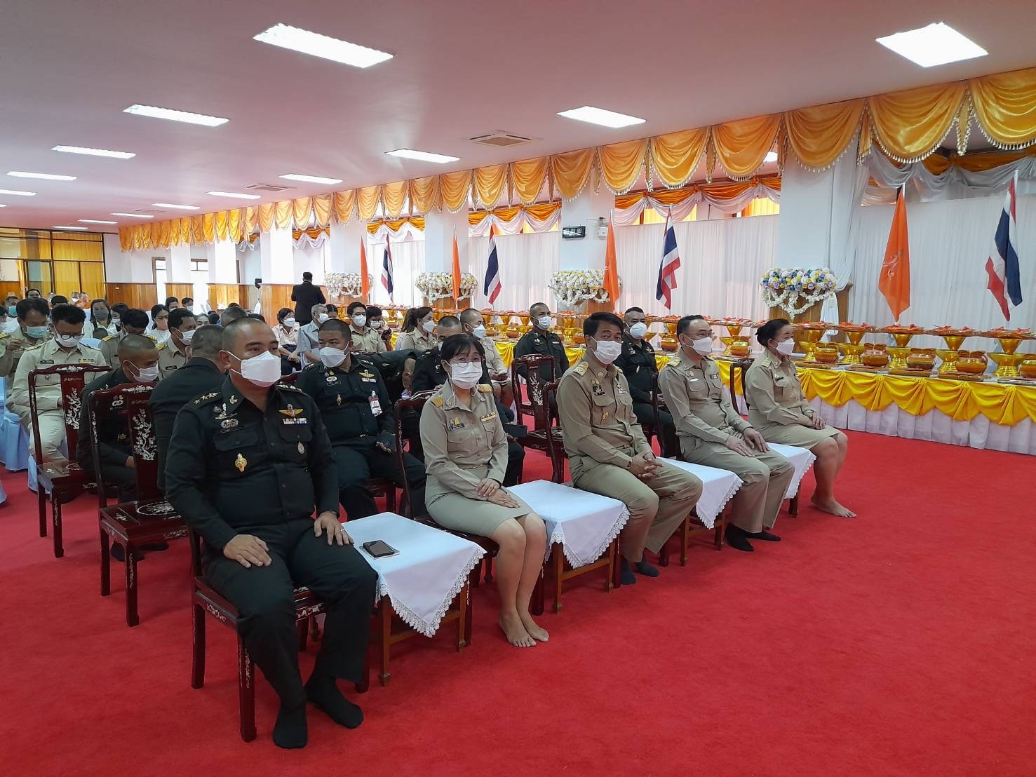 ??พช.ฉะเชิงเทราร่วมโครงการบรรพชาอุปสมบทหมู่ จำนวน 45 รูป เพื่อถวายเป็นพระราชกุศลแด่สมเด็จพระเจ้าลูกเธอ เจ้าฟ้าพัชรกิติยาภา นเรนทิราเทพยวดี กรมหลวงราชสาริณีสิริพัชร มหาวัชรราชธิดา