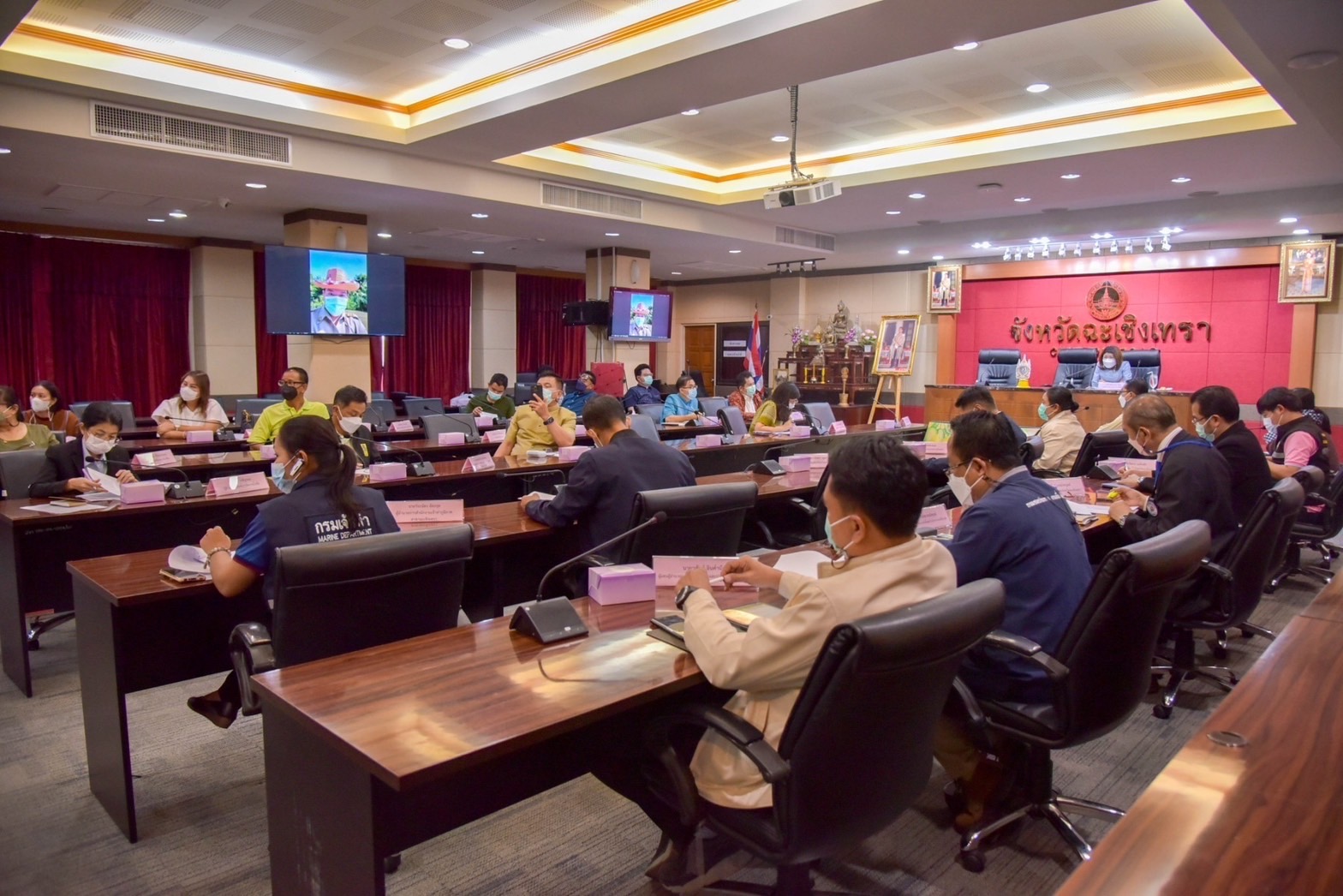 ??พช.ฉะเชิงเทราร่วมประชุมคณะกรรมการขับเคลื่อนการบริหารจัดการแก้ไขปัญหาสภาพแวดล้อมคลองแสนแสบของชุมชนท้องถิ่นในพื้นที่จังหวัดฉะเชิงเทรา ครั้งที่ 2/2565