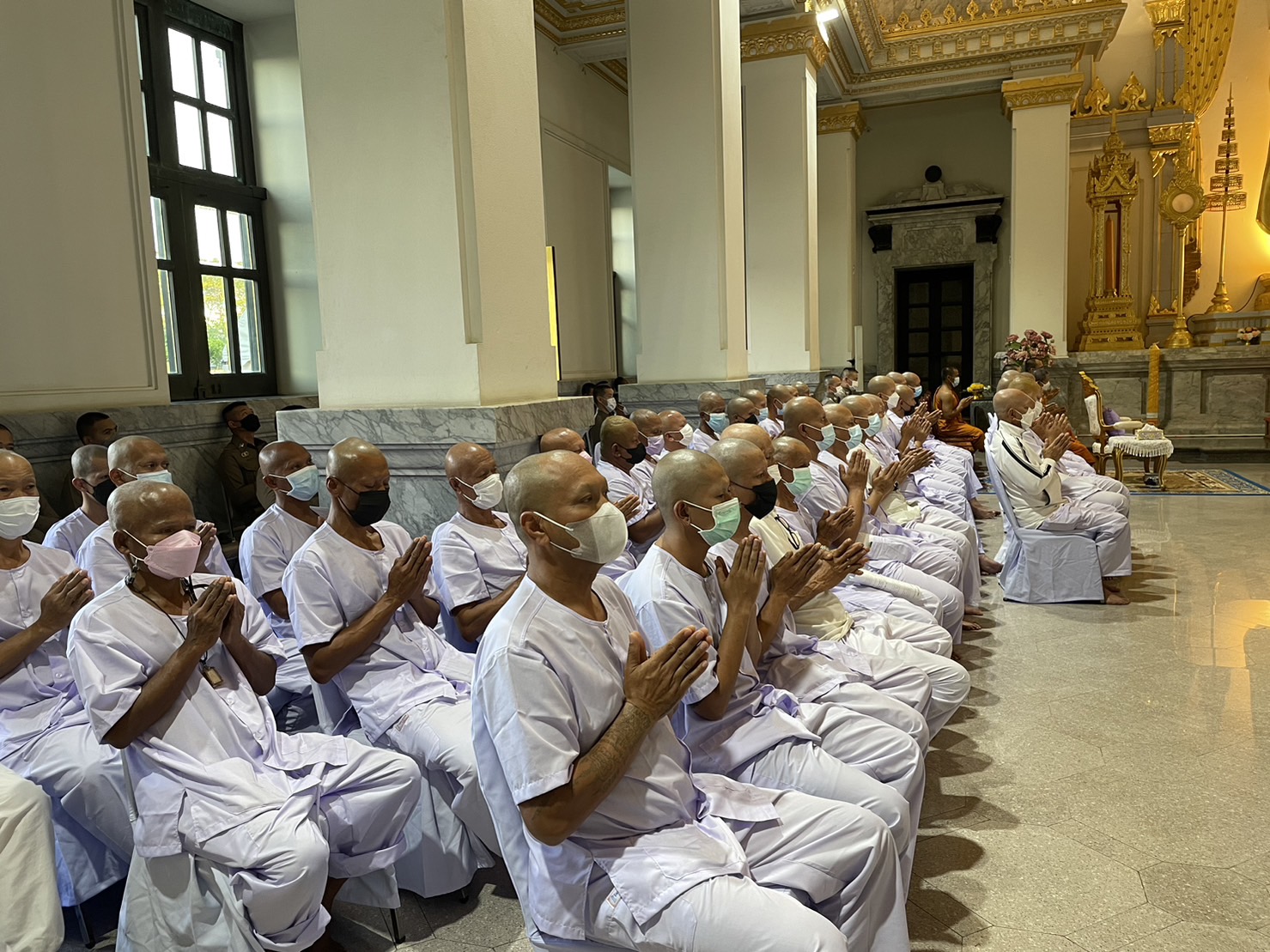 ??พช.ฉะเชิงเทราร่วมพิธีเจริญพระพุทธมนต์และเจริญจิตภาวนาถวายพระพรชัยมงคลแด่สมเด็จพระเจ้าลูกเธอ เจ้าฟ้าพัชรกิติยาภา นเรนทิราเทพยวดี กรมหลวงราชสาริณีสิริพัชร มหาวัชรราชธิดา