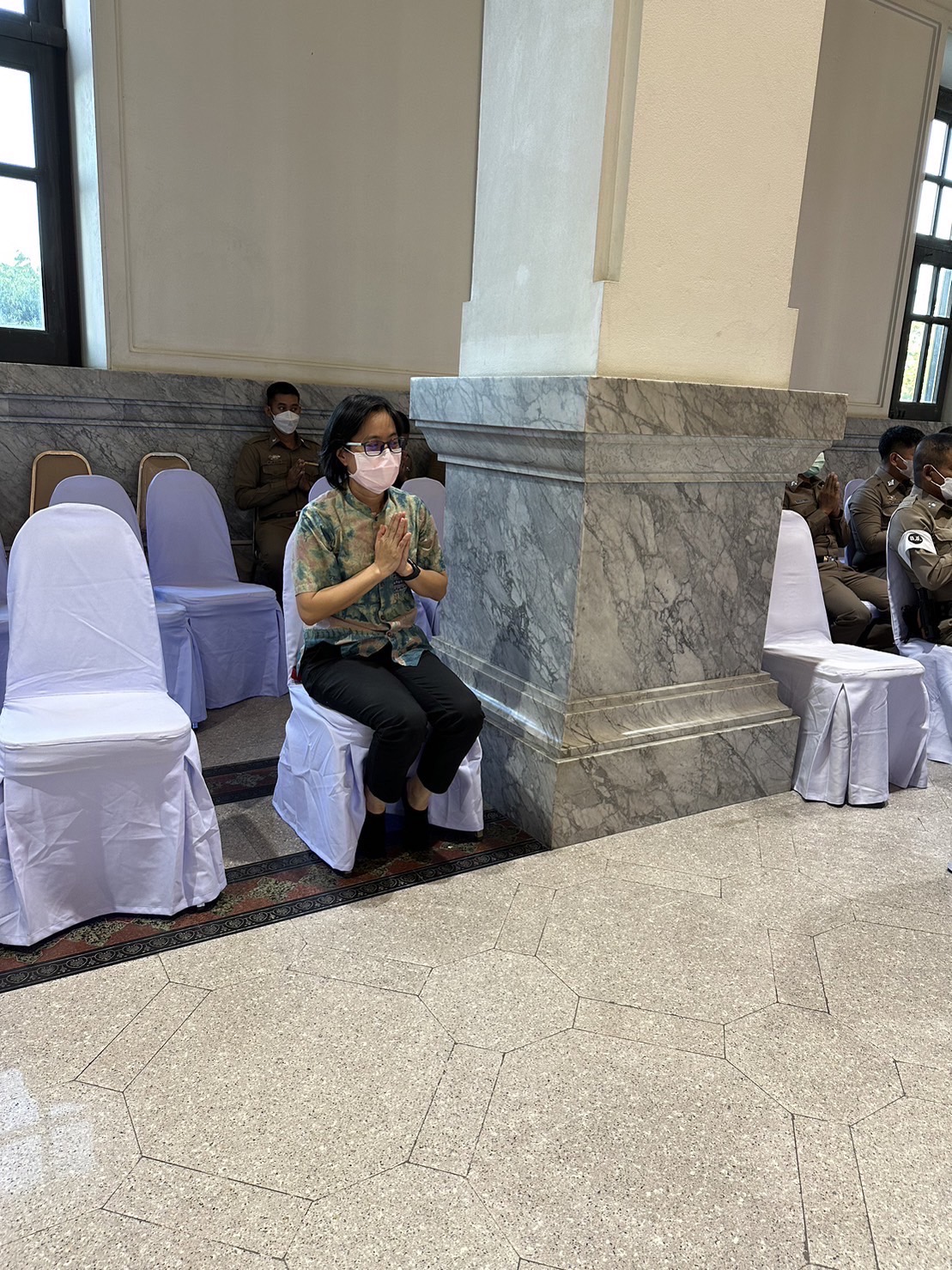 ??พช.ฉะเชิงเทราร่วมพิธีเจริญพระพุทธมนต์และเจริญจิตภาวนาถวายพระพรชัยมงคลแด่สมเด็จพระเจ้าลูกเธอ เจ้าฟ้าพัชรกิติยาภา นเรนทิราเทพยวดี กรมหลวงราชสาริณีสิริพัชร มหาวัชรราชธิดา