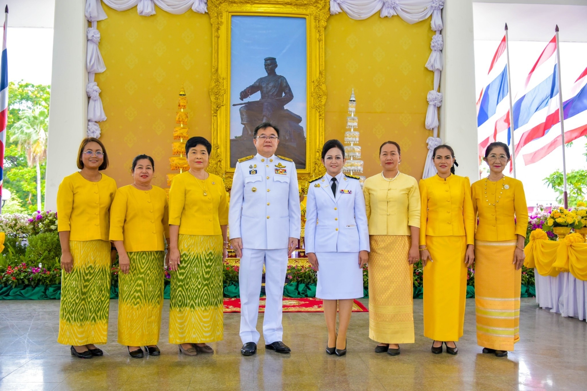 ??พช. ฉะเชิงเทรา ร่วมพิธีวันยุทธหัตถีสมเด็จพระนเรศวรมหาราช ประจำปี 2566