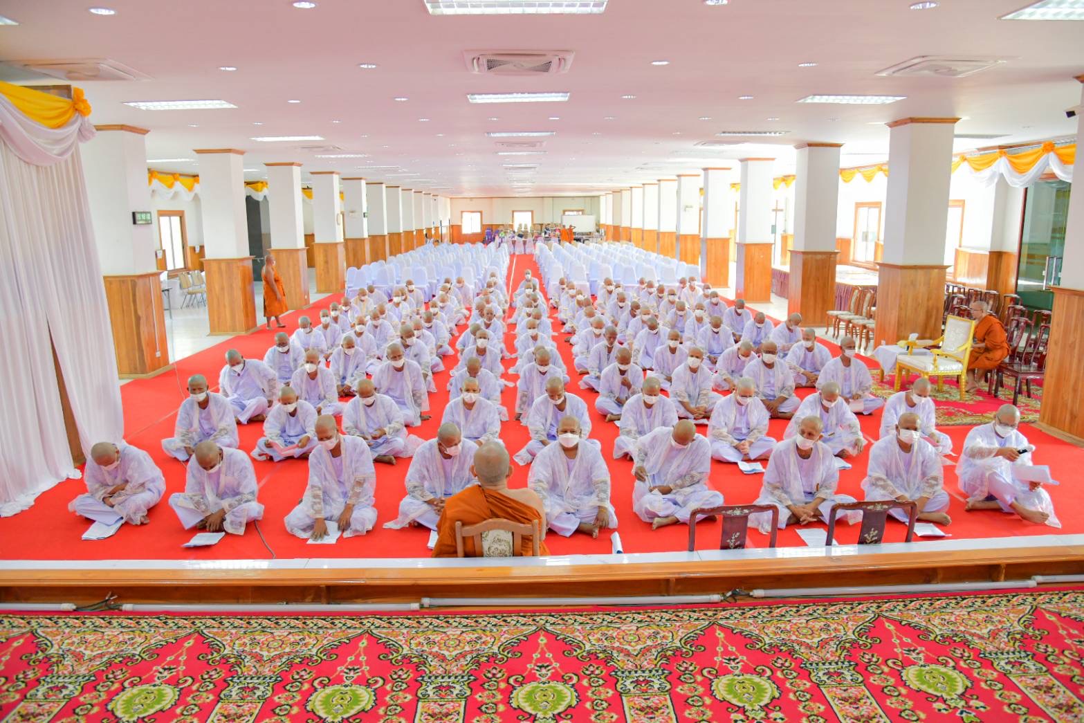 ??พช. ฉะเชิงเทรา ร่วมพิธีบรรพชาอุปสมบท 99 รูป ถวายพระพรชัยมงคล แด่สมเด็จพระเจ้าลูกเธอ เจ้าฟ้าพัชรกิติยาภาฯ วันที่ 2