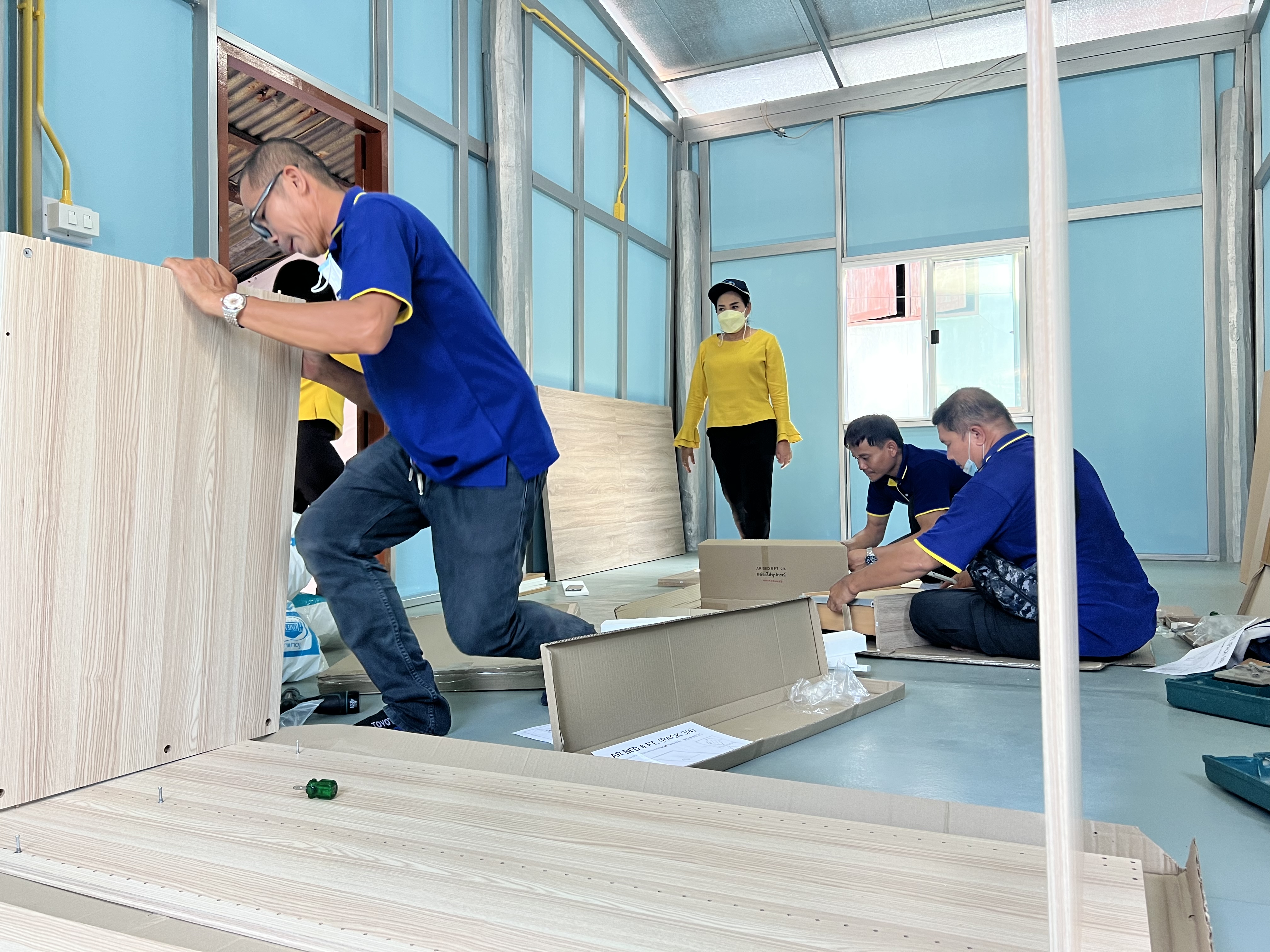 ??พช. ฉะเชิงเทรา เตรียมความพร้อมส่งมอบบ้าน GLO และติดตามการดำเนินงาน จปฐ.