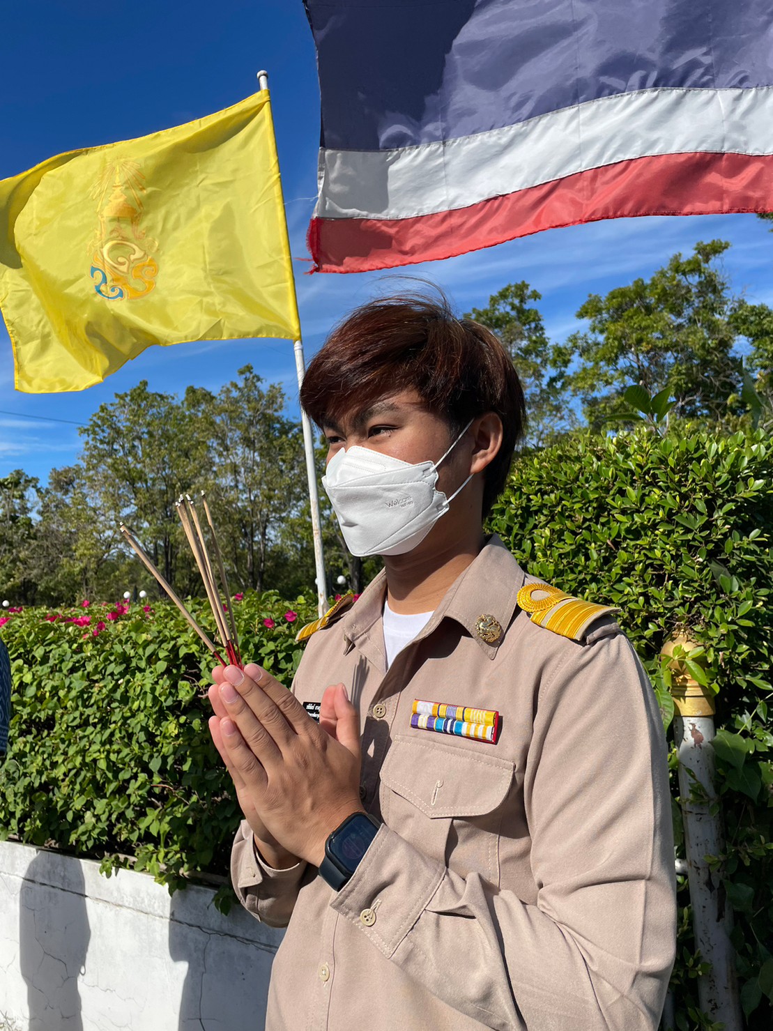 ??พช. ฉะเชิงเทรา ต้อนรับน้องใหม่ สักการะสิ่งศักดิ์สิทธิ์ ศาลากลางจังหวัดฉะเชิงเทรา