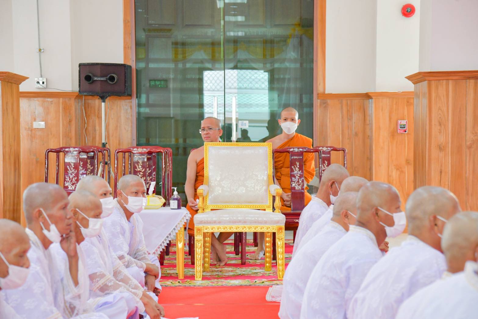 ??พช. ฉะเชิงเทรา ร่วมพิธีบรรพชาอุปสมบท 99 รูป ถวายพระพรชัยมงคล แด่สมเด็จพระเจ้าลูกเธอ เจ้าฟ้าพัชรกิติยาภาฯ วันที่ 2