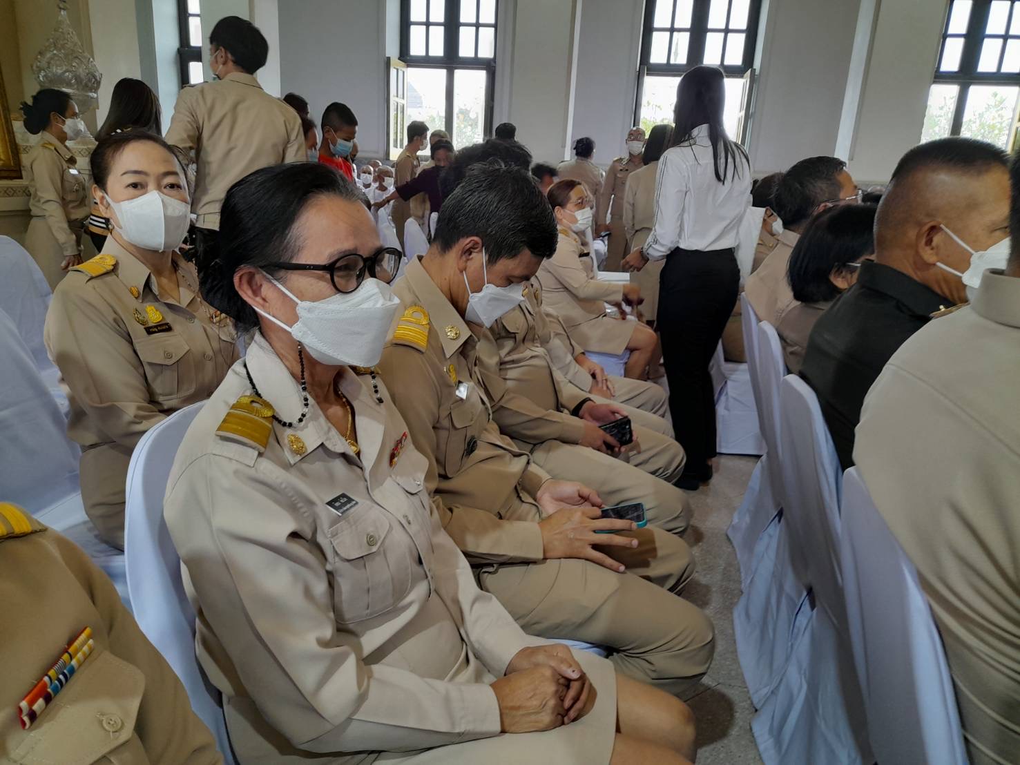 ??พช. ฉะเชิงเทรา ร่วมพิธีบรรพชาอุปสมบท 99 รูป ถวายพระพรชัยมงคล แด่สมเด็จพระเจ้าลูกเธอ เจ้าฟ้าพัชรกิติยาภาฯ วันที่ 2