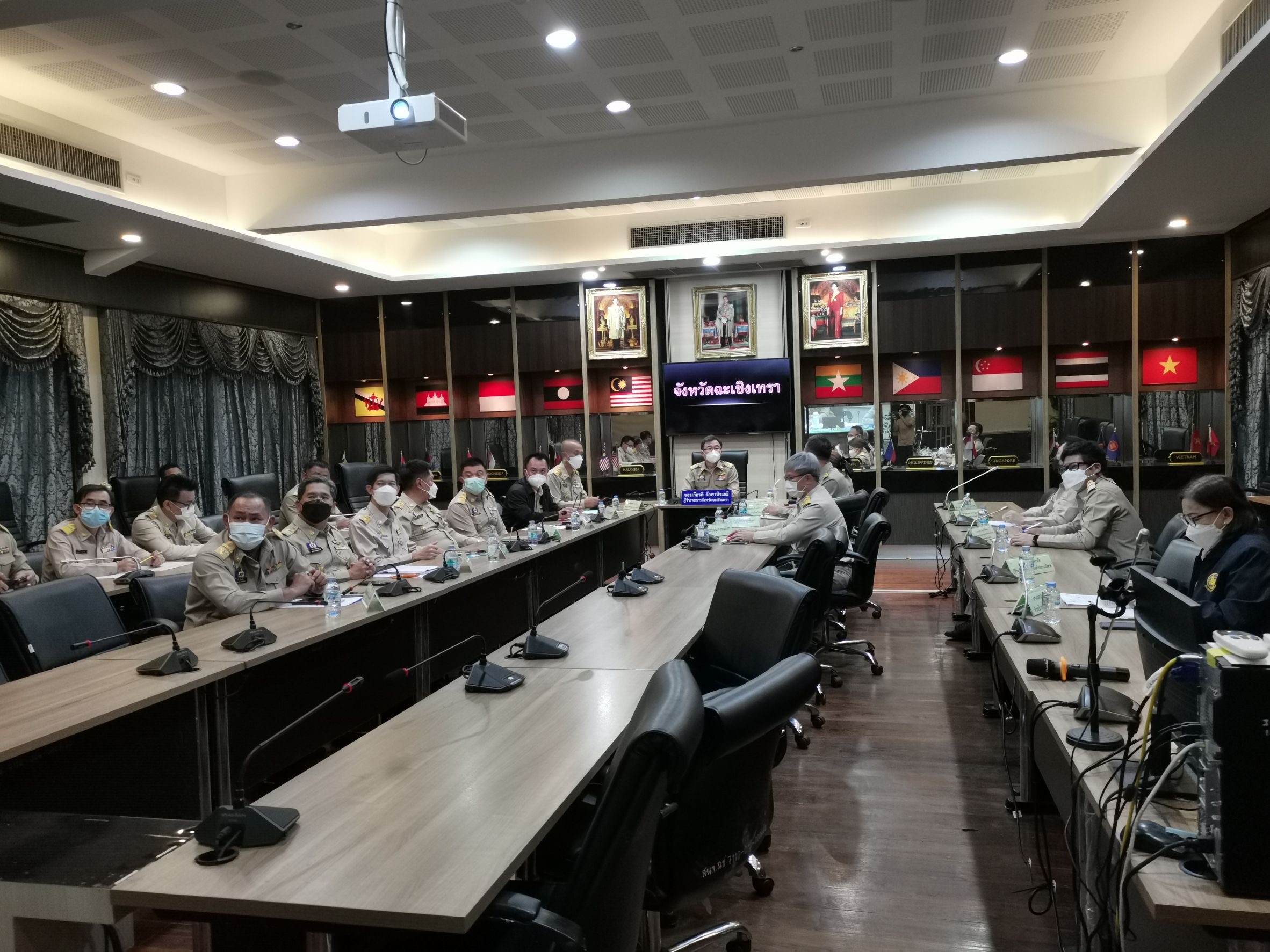 ??พช. ฉะเชิงเทรา ร่วมการประชุมขับเคลื่อนและติดตามนโยบายของรัฐบาล และภารกิจสำคัญของกระทรวงมหาดไทย ประจำปีงบประมาณ พ.ศ. ๒๕๖๖ (เดือนมกราคม ๒๕๖๖)