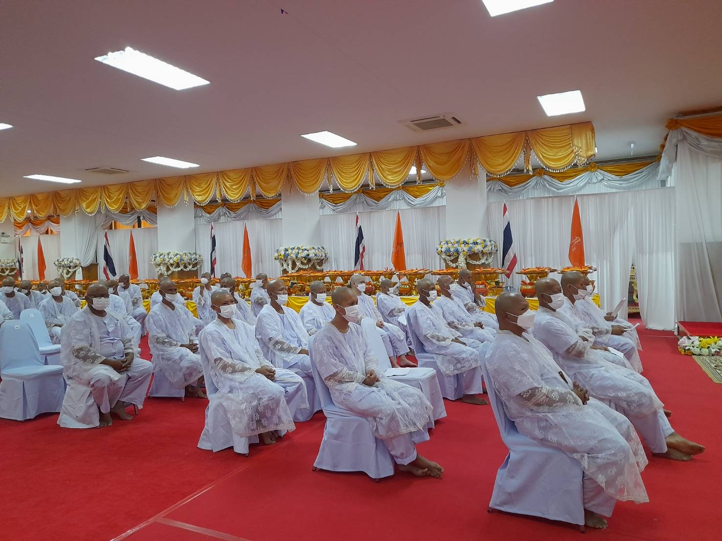 ??พช. ฉะเชิงเทรา ร่วมพิธีบรรพชาอุปสมบท 99 รูป ถวายพระพรชัยมงคล แด่สมเด็จพระเจ้าลูกเธอ เจ้าฟ้าพัชรกิติยาภาฯ วันที่ 2