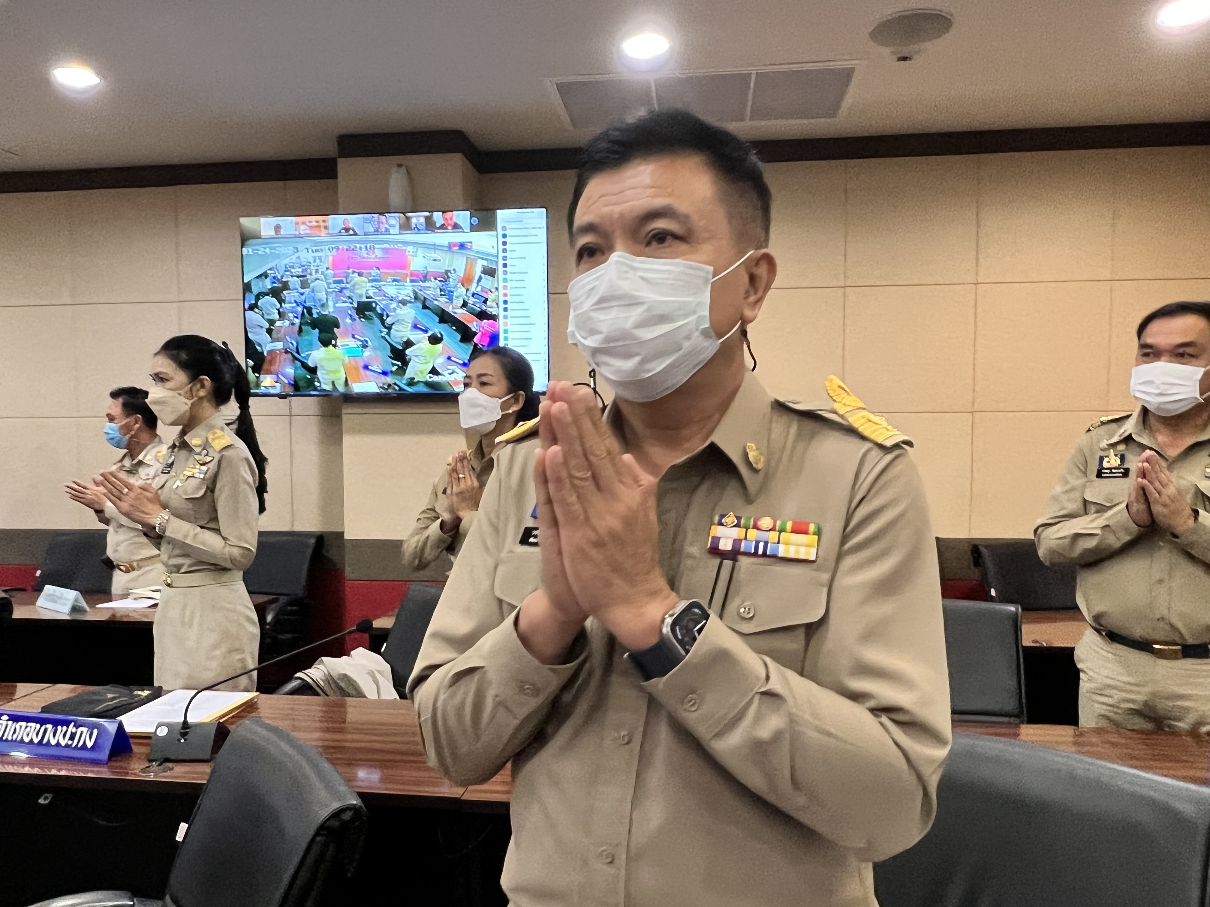 ??พช. แปดริ้วร่วมประชุมหัวหน้าส่วนจังหวัด – เชิดชูเกียรติ สารสนเทศตำบลต้นแบบ ตำบลท่าข้าม อำเภอบางปะกง
