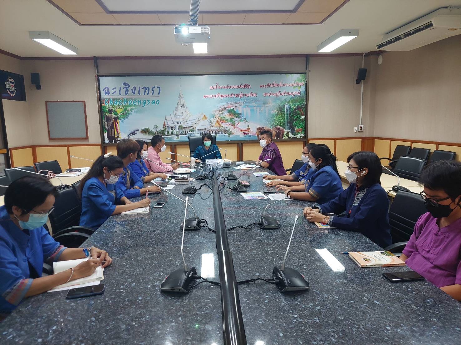 ??พช. ฉะเชิงเทรา ประชุมเขตตรวจราชการ ที่ 8 กลุ่มจังหวัดภาคตะวันออก 1