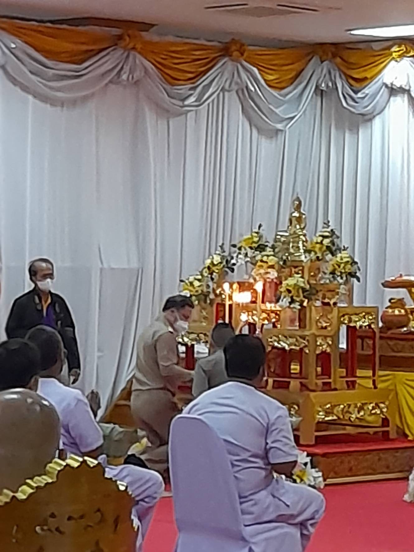 ??พช. ฉะเชิงเทรา ร่วมพิธีบรรพชาอุปสมบท 99 รูป ถวายพระพรชัยมงคล แด่สมเด็จพระเจ้าลูกเธอ เจ้าฟ้าพัชรกิติยาภาฯ