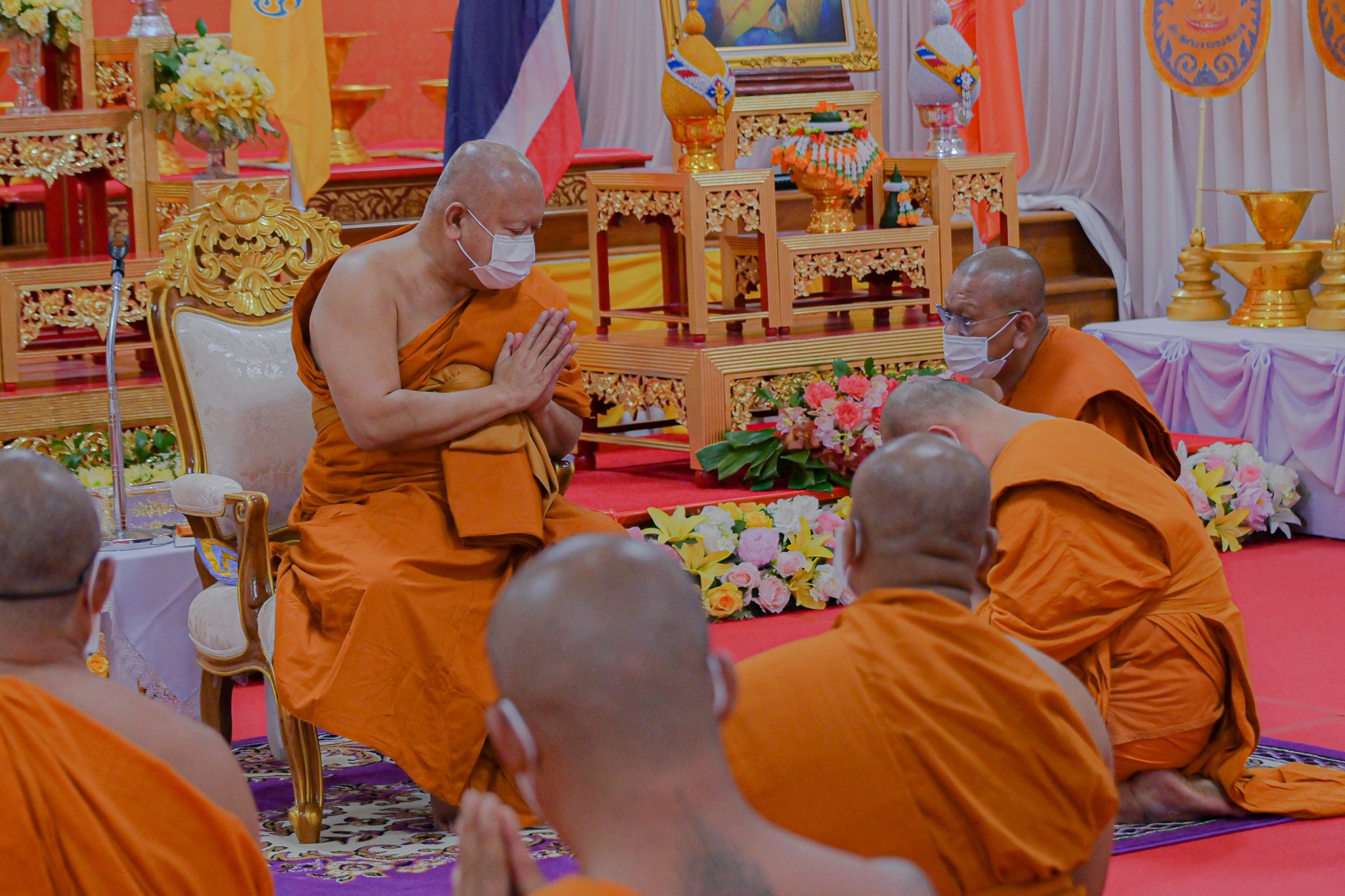 ??พช. ฉะเชิงเทรา ร่วมเป็นเจ้าภาพถวายปัจจัย ในพิธีบรรพชาอุปสมบท 99 รูป ถวายพระพรชัยมงคล แด่สมเด็จพระเจ้าลูกเธอ เจ้าฟ้าพัชรกิติยาภาฯ