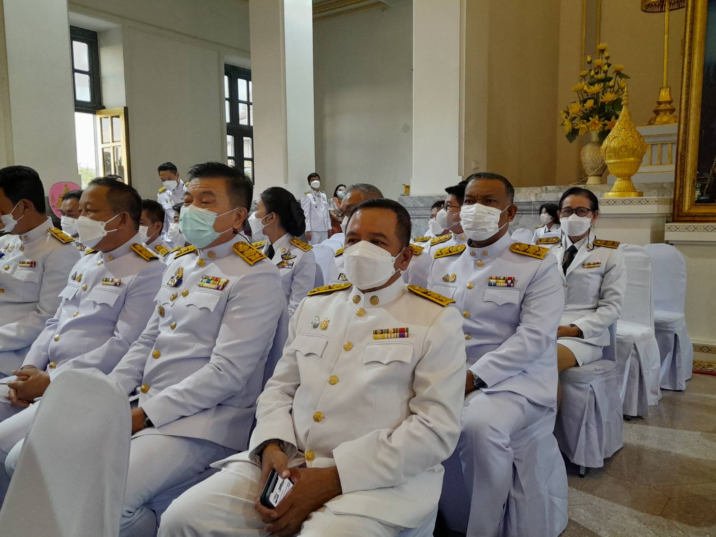 ??พช. ฉะเชิงเทรา ร่วมพิธีบรรพชาอุปสมบท 99 รูป ถวายพระพรชัยมงคล แด่สมเด็จพระเจ้าลูกเธอ เจ้าฟ้าพัชรกิติยาภาฯ วันที่ 3