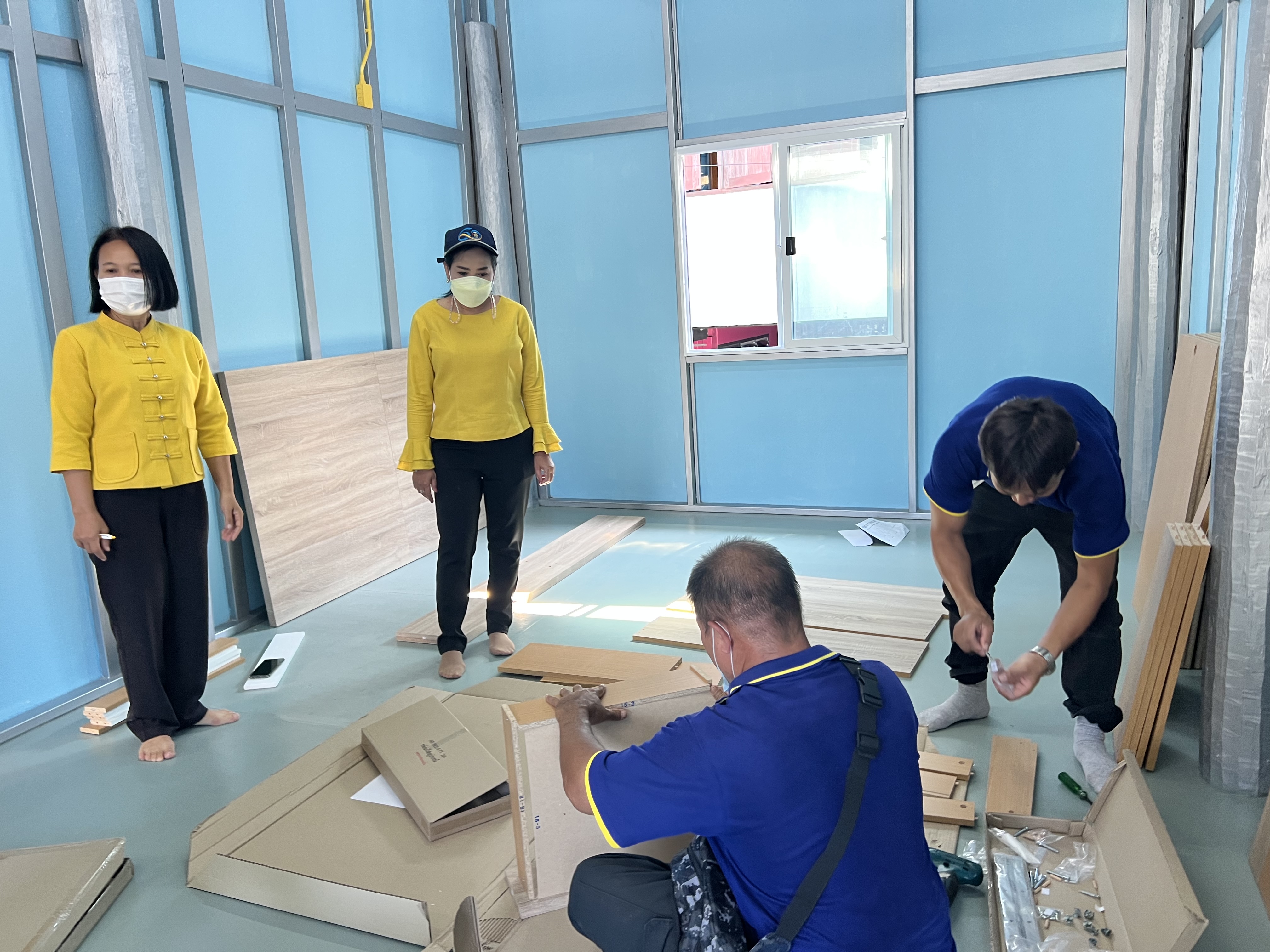 ??พช. ฉะเชิงเทรา เตรียมความพร้อมส่งมอบบ้าน GLO และติดตามการดำเนินงาน จปฐ.