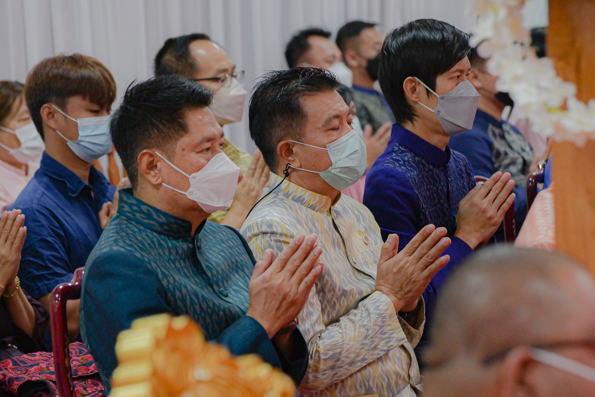 ??พช. ฉะเชิงเทรา ร่วมเป็นเจ้าภาพถวายปัจจัย ในพิธีบรรพชาอุปสมบท 99 รูป ถวายพระพรชัยมงคล แด่สมเด็จพระเจ้าลูกเธอ เจ้าฟ้าพัชรกิติยาภาฯ