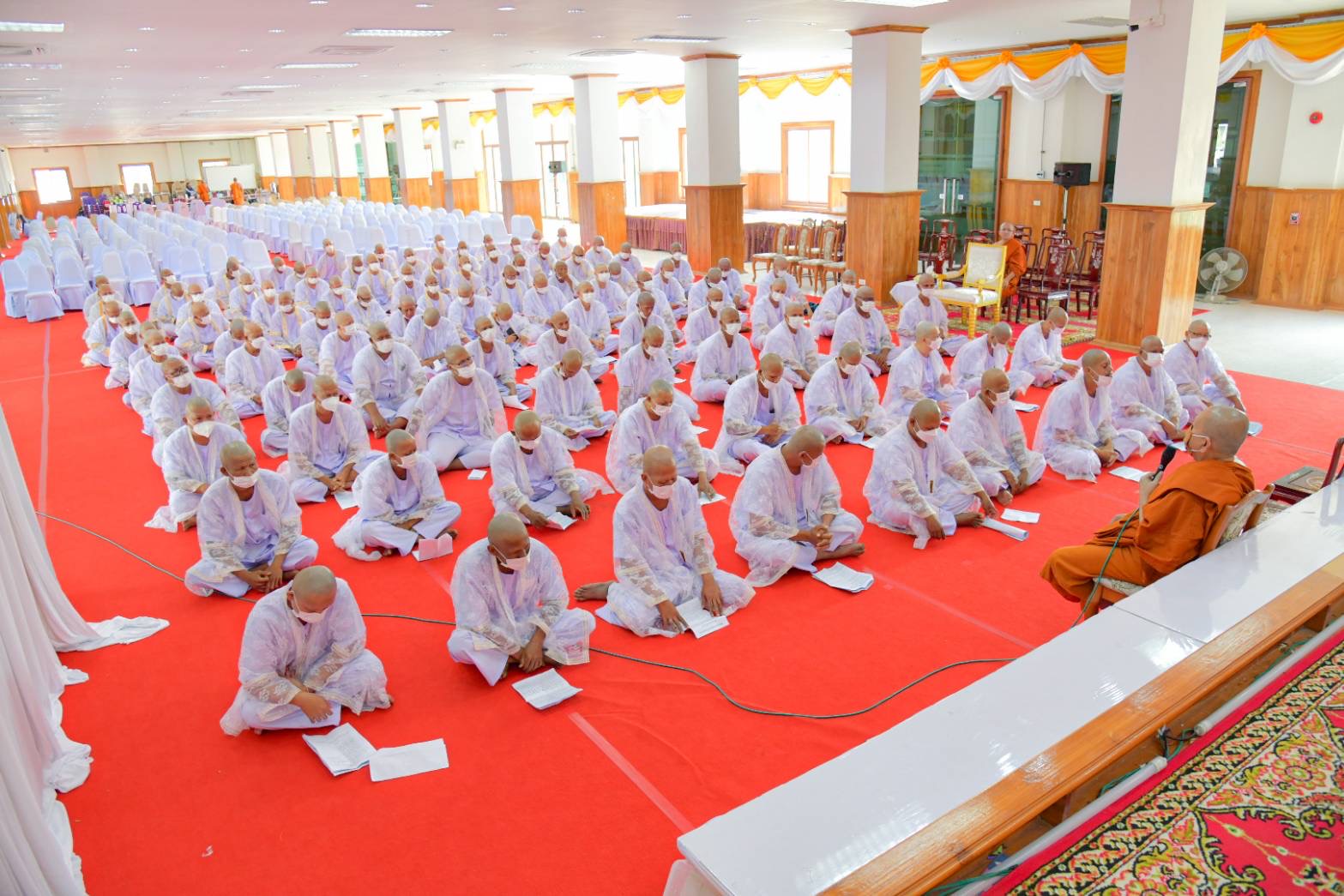??พช. ฉะเชิงเทรา ร่วมพิธีบรรพชาอุปสมบท 99 รูป ถวายพระพรชัยมงคล แด่สมเด็จพระเจ้าลูกเธอ เจ้าฟ้าพัชรกิติยาภาฯ วันที่ 2