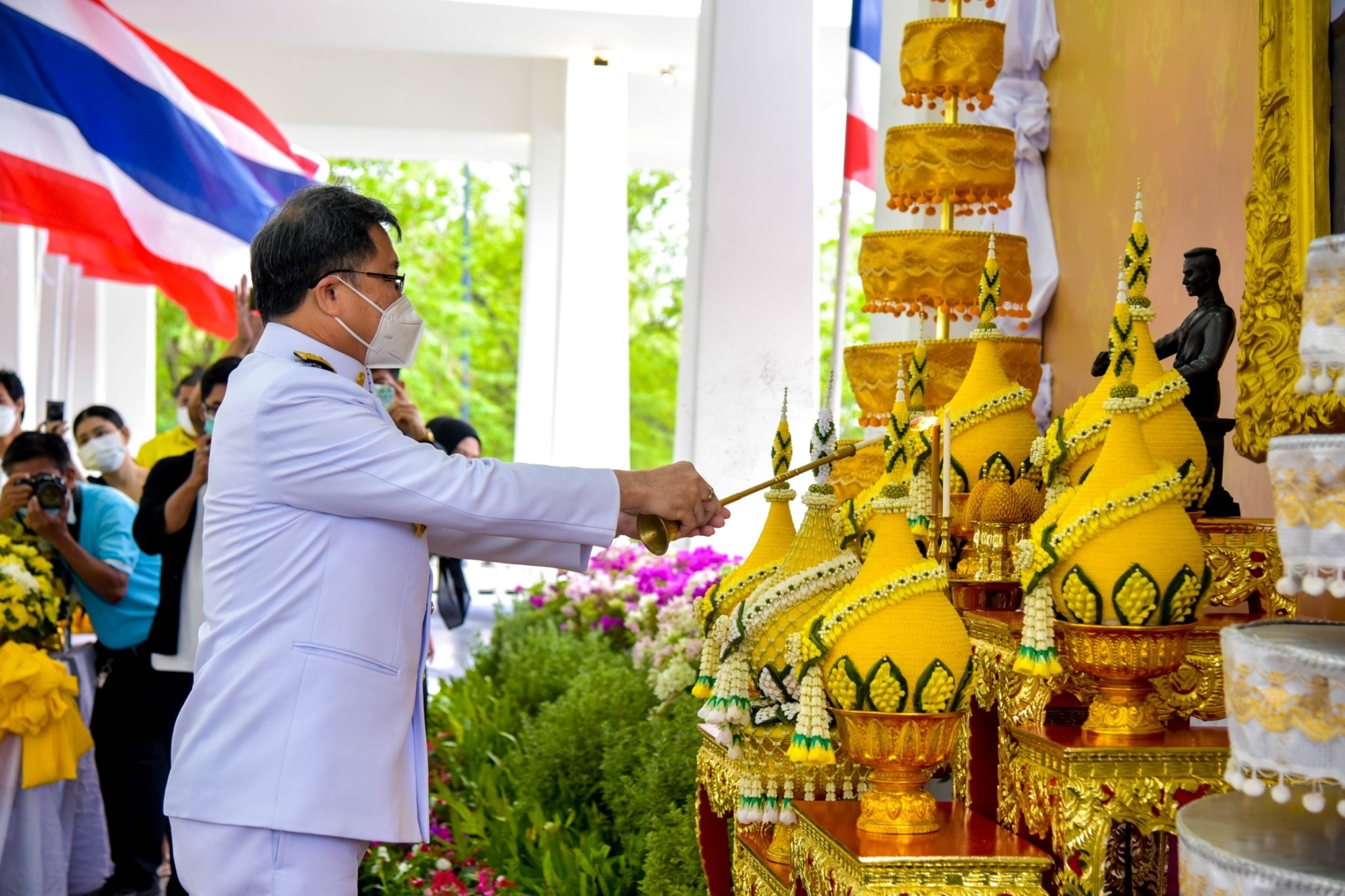 ??พช. ฉะเชิงเทรา ร่วมพิธีวันยุทธหัตถีสมเด็จพระนเรศวรมหาราช ประจำปี 2566