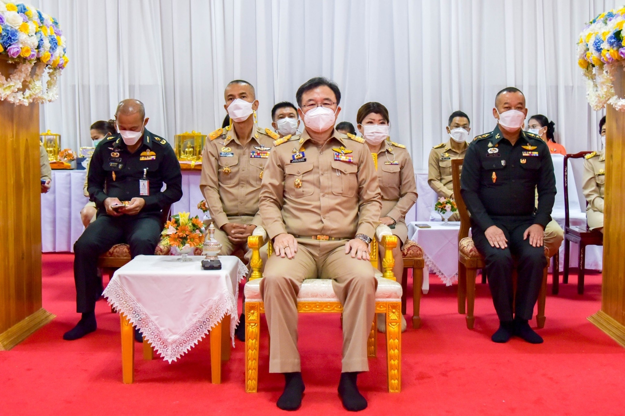 ??พช. ฉะเชิงเทรา ร่วมพิธีลาสิกขาพระภิกษุโครงการบรรพชาอุปสมบท ๙๙ รูป ถวายพระพรชัยมงคล แด่สมเด็จพระเจ้าลูกเธอ เจ้าฟ้าพัชรกิติยาภา นเรนทิราเทพยวดี กรมหลวงราชสาริณีสิริพัชร มหาวัชรราชธิดา กระทรวงมหาดไทย