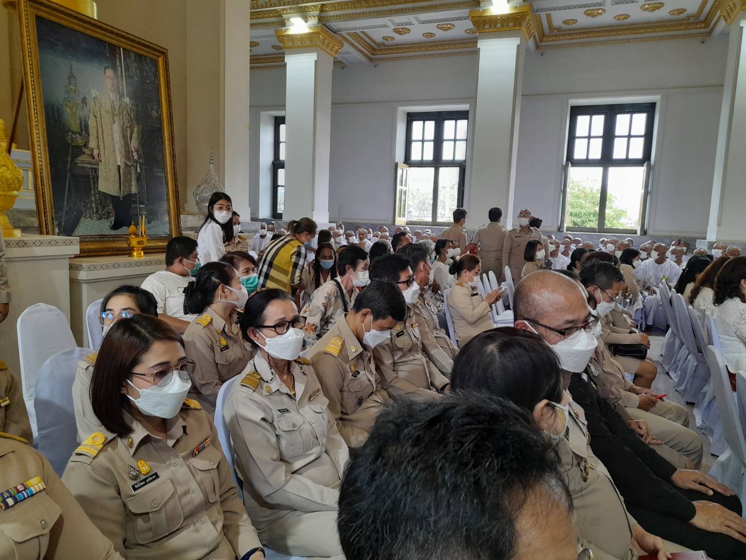 ??พช. ฉะเชิงเทรา ร่วมพิธีบรรพชาอุปสมบท 99 รูป ถวายพระพรชัยมงคล แด่สมเด็จพระเจ้าลูกเธอ เจ้าฟ้าพัชรกิติยาภาฯ วันที่ 2