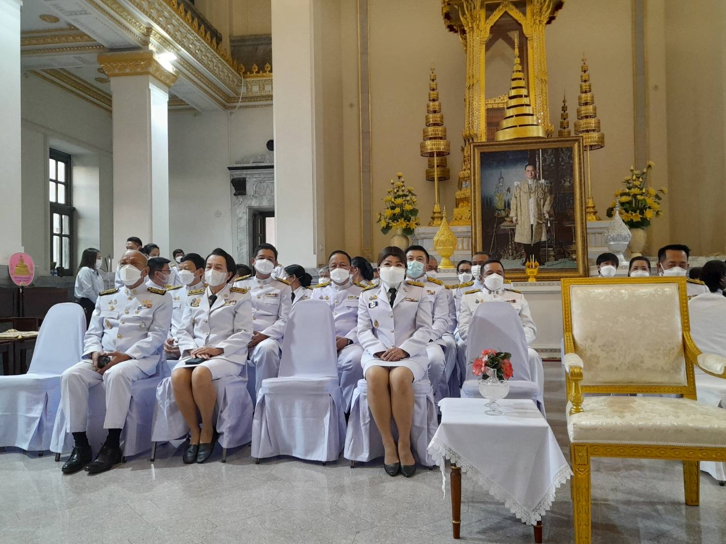??พช. ฉะเชิงเทรา ร่วมพิธีบรรพชาอุปสมบท 99 รูป ถวายพระพรชัยมงคล แด่สมเด็จพระเจ้าลูกเธอ เจ้าฟ้าพัชรกิติยาภาฯ วันที่ 3