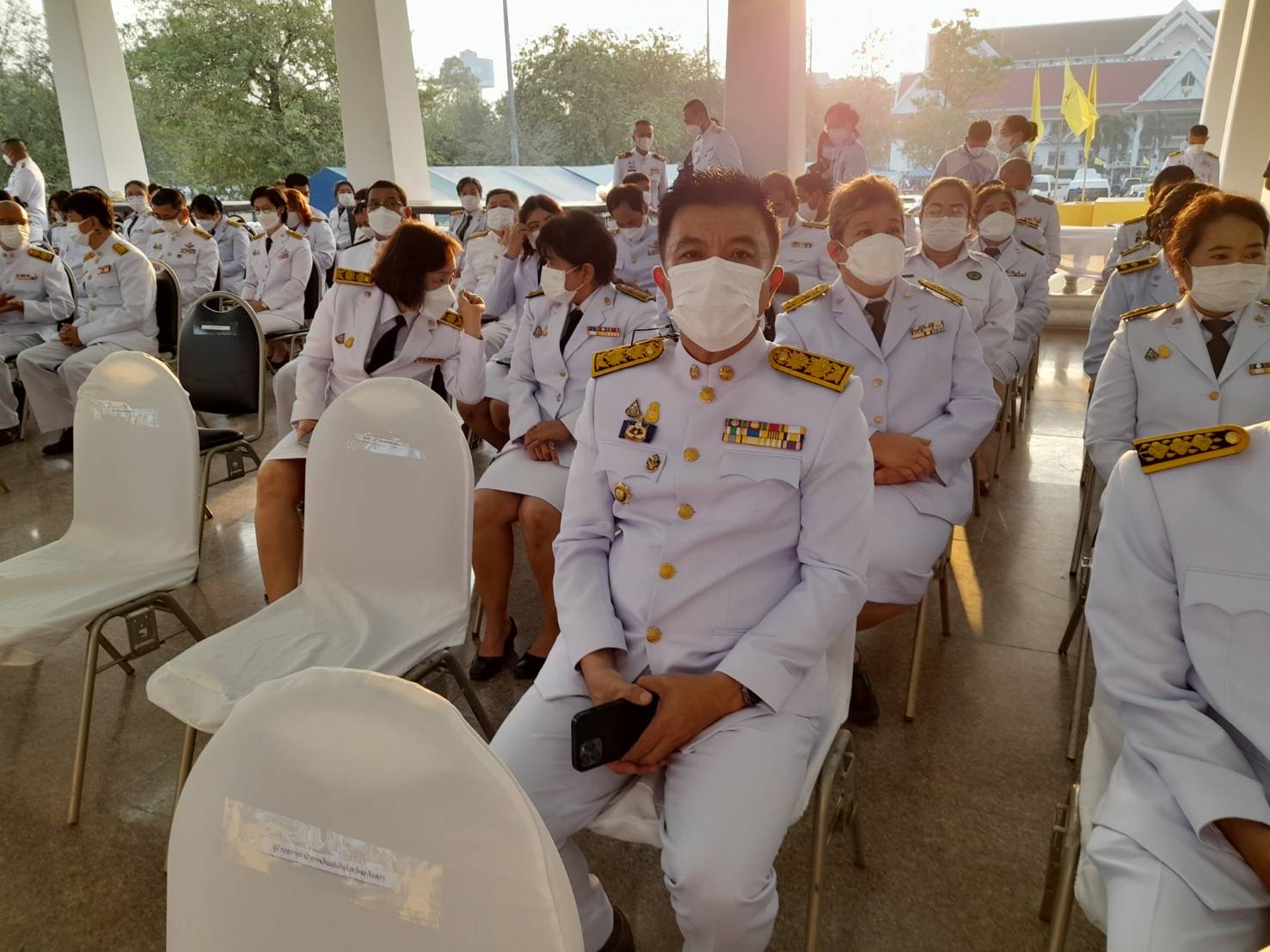 ??พช. ฉะเชิงเทรา ร่วมพิธีวันพ่อขุมรามคำแหงมหาราช