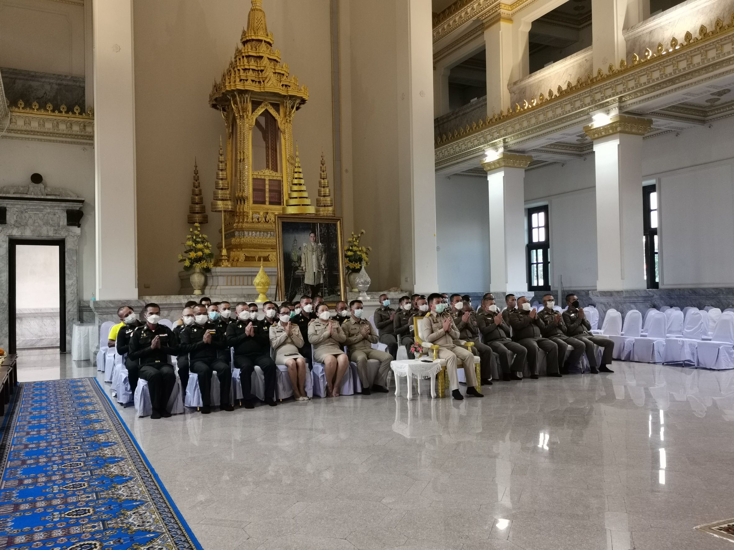 ??พช. ฉะเชิงเทรา ร่วมเจริญพุทธมนต์ เจริญจิตตภาวนาถวายพระพรไชยมงคล แด่สมเด็จพระเจ้าลูกเธอเจ้าฟ้าพัชรกิติยาภา