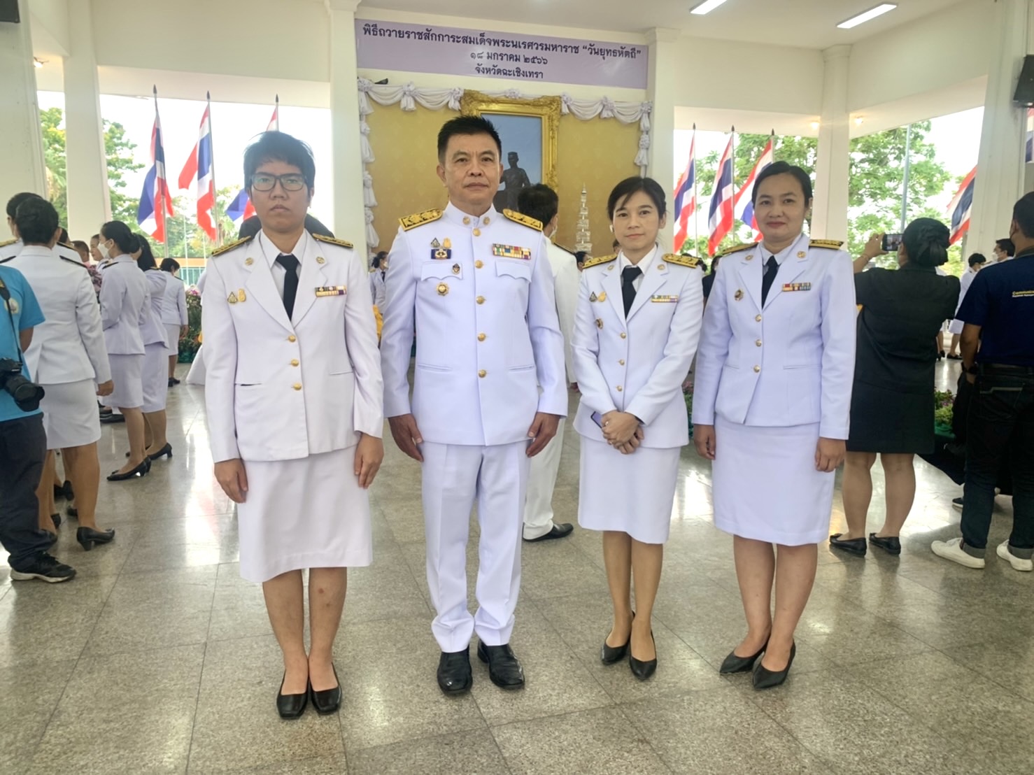 ??พช. ฉะเชิงเทรา ร่วมพิธีวันยุทธหัตถีสมเด็จพระนเรศวรมหาราช ประจำปี 2566