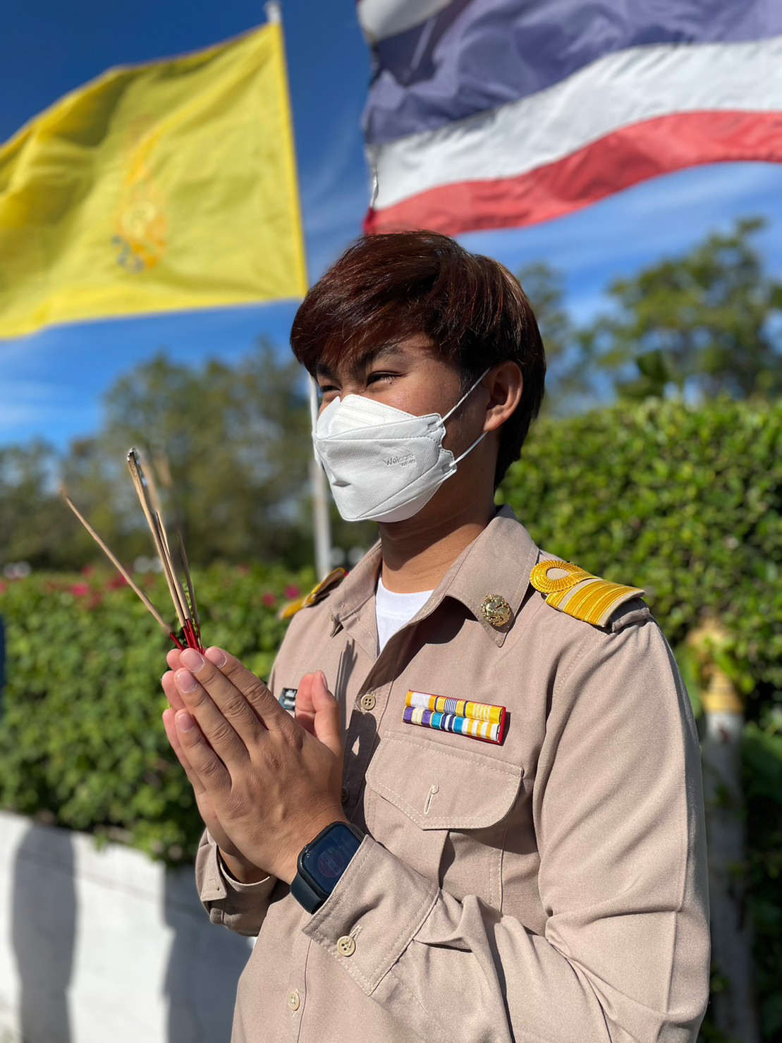 ??พช. ฉะเชิงเทรา ต้อนรับน้องใหม่ สักการะสิ่งศักดิ์สิทธิ์ ศาลากลางจังหวัดฉะเชิงเทรา