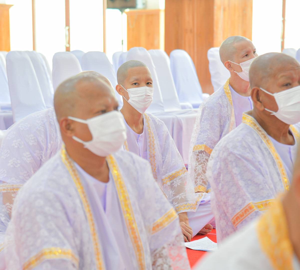 ??พช. ฉะเชิงเทรา ร่วมพิธีบรรพชาอุปสมบท 99 รูป ถวายพระพรชัยมงคล แด่สมเด็จพระเจ้าลูกเธอ เจ้าฟ้าพัชรกิติยาภาฯ วันที่ 2