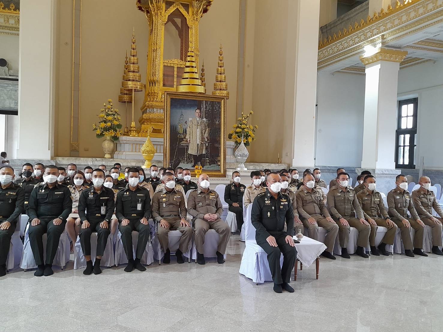 ??พช.ฉะเชิงเทราร่วมพิธีเจริญพระพุทธมนต์และเจริญจิตภาวนาถวายพระพรชัยมงคลแด่สมเด็จพระเจ้าลูกเธอ เจ้าฟ้าพัชรกิติยาภา นเรนทิราเทพยวดี กรมหลวงราชสาริณีสิริพัชร มหาวัชรราชธิดา