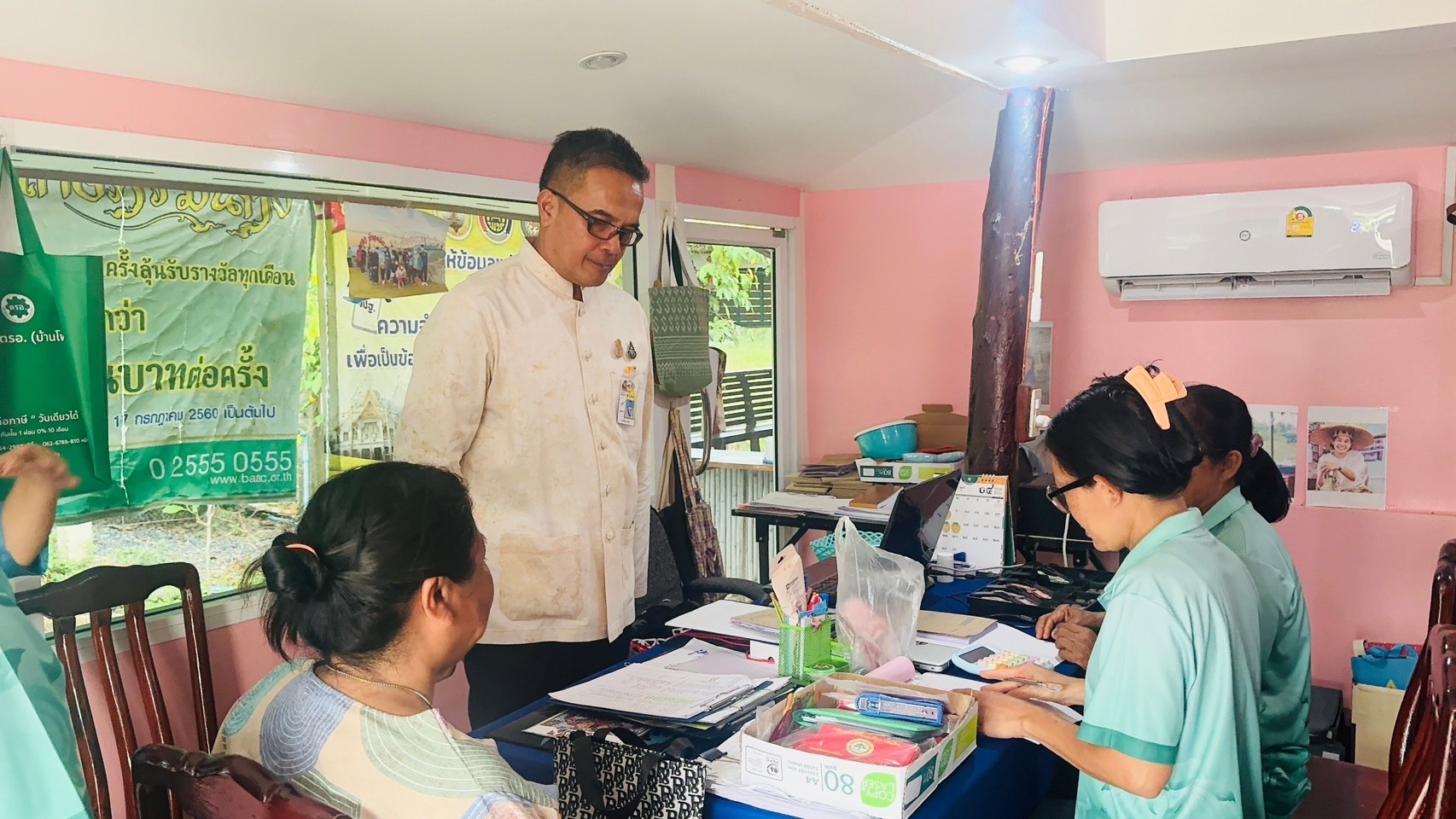 ผู้ตรวจ กรมฯ พช. ตรวจ ติดตาม และสนับสนุนโครงการฝึกอบรมการทำบัญชีกลุ่มออมทรัพย์เพื่อการผลิตด้วยระบบอิเล็กทรอนิกส์
