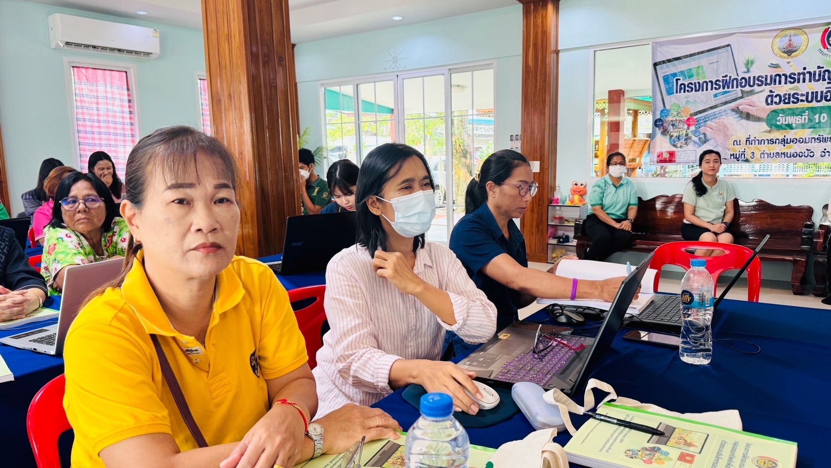 ผู้ตรวจ กรมฯ พช. ตรวจ ติดตาม และสนับสนุนโครงการฝึกอบรมการทำบัญชีกลุ่มออมทรัพย์เพื่อการผลิตด้วยระบบอิเล็กทรอนิกส์