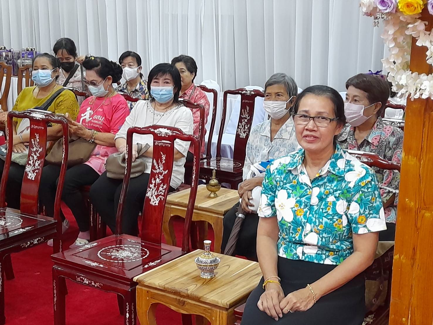 พช. ฉะเชิงเทรา ร่วมเป็นเจ้าภาพ ถวายภัตตาหารเพล โครงการบรรพชาสามเณรภาคฤดูร้อน