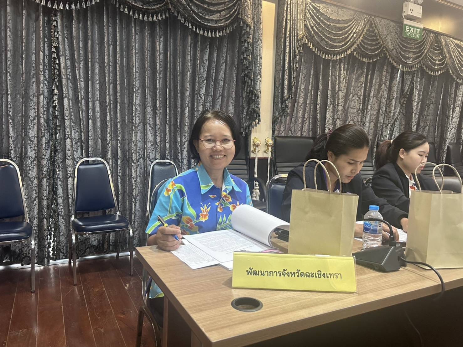 พช. ฉะเชิงเทรา ร่วมประชุมคณะกรรมการศูนย์ปฏิบัติการป้องกันและลดอุบัติเหตุทางถนนช่วงเทศกาลสงกรานต์ พ.ศ. 2567 จังหวัดฉะเชิงเทรา