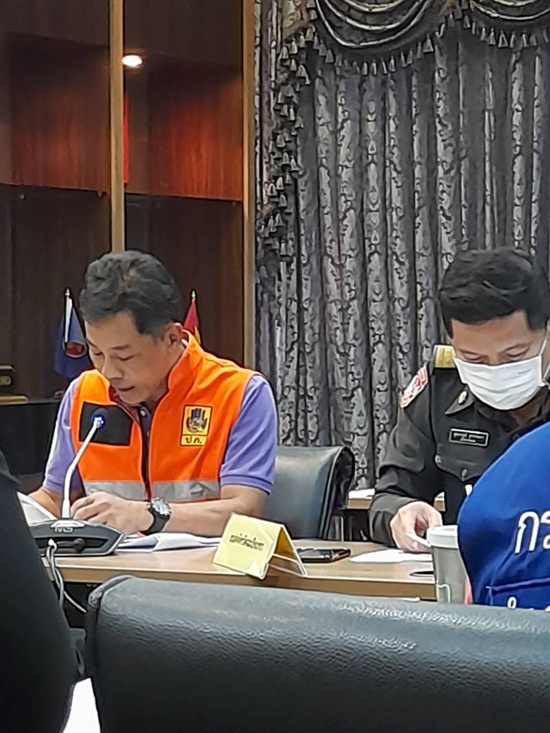 พช. ฉะเชิงเทรา ร่วมประชุมคณะกรรมการศูนย์ปฏิบัติการป้องกันและลดอุบัติเหตุทางถนนช่วงเทศกาลสงกรานต์ พ.ศ. 2567 จังหวัดฉะเชิงเทรา