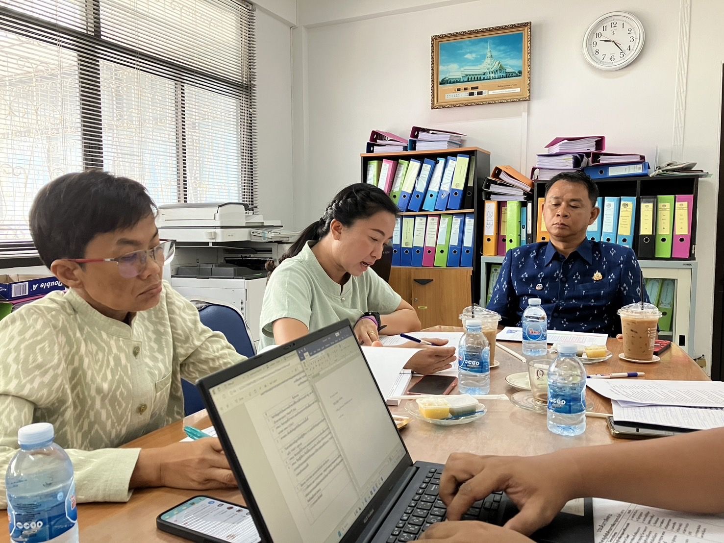 พช. ฉะเชิงเทรา ลงพื้นที่นิเทศ สำนักงานพัฒนาชุมชนอำเภอเมือง