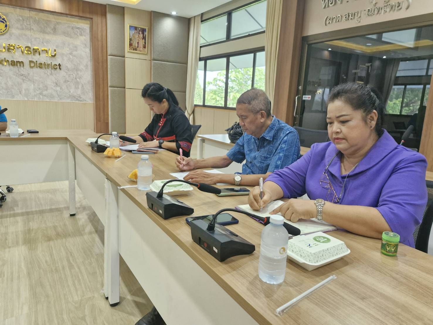 พช. ฉะเชิงเทรา ลงพื้นที่นิเทศ สำนักงานพัฒนาชุมชนอำเภอพนมสารคาม