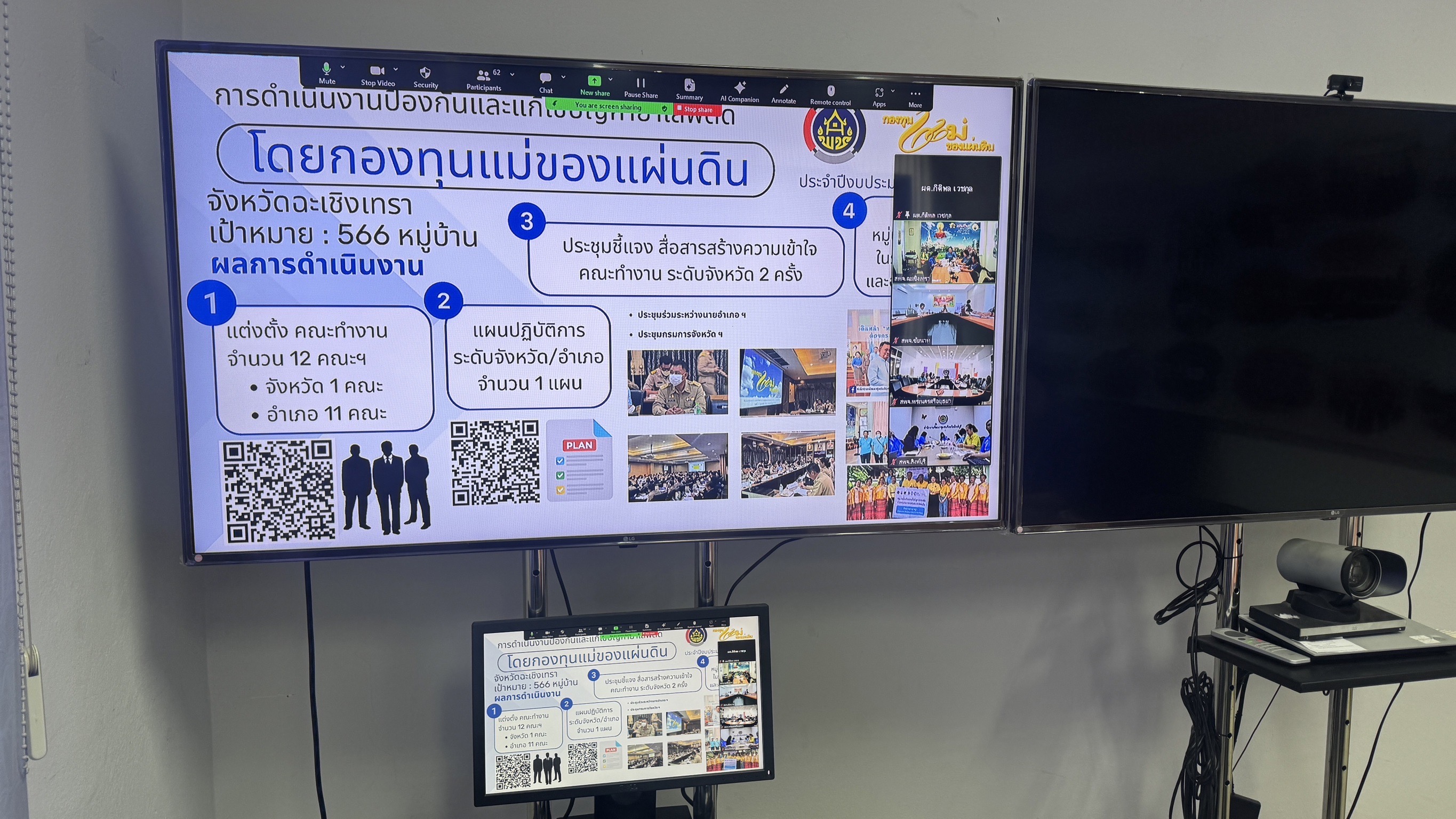 พช. ฉะเชิงเทรา ประชุมตรวจติดตามฯ ผ่านระบบประชุมออนไลน์