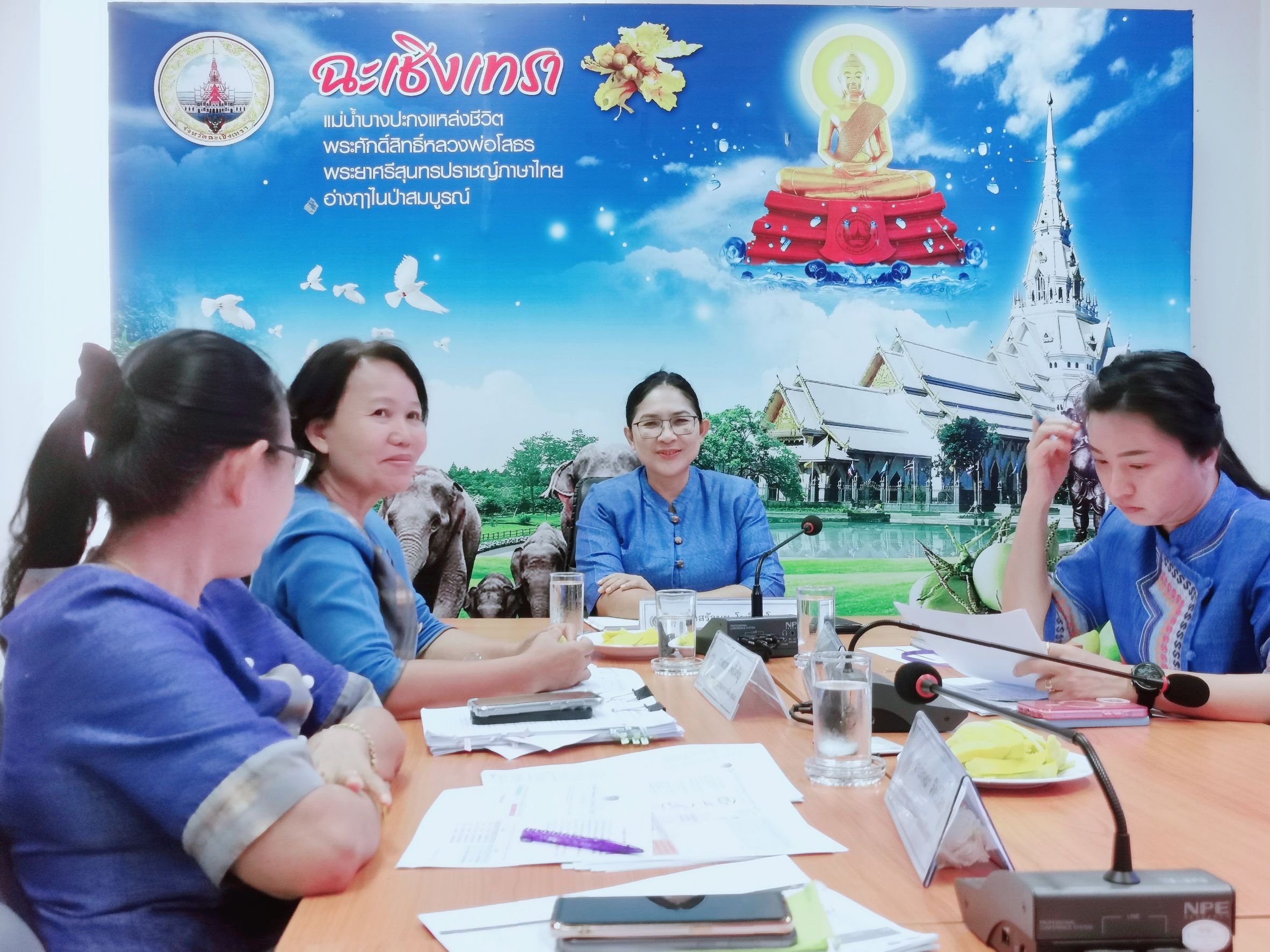 พช. ฉะเชิงเทรา ประชุมตรวจติดตามฯ ผ่านระบบประชุมออนไลน์