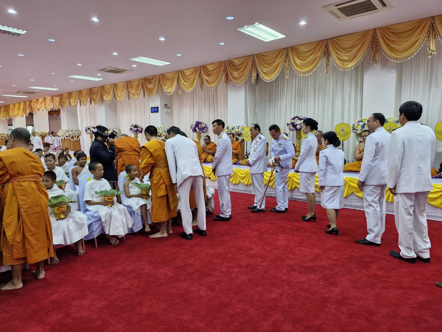 พช. ฉะเชิงเทรา ร่วมพิธีบรรพชาสามเณรภาคฤดูร้อนเฉลิมพระเกียรติพระบาทสมเด็จพระเจ้าอยู่หัวเนื่องในโอกาสมหามงคลเฉลิมพระชนมพรรษา 6 รอบ 28 กรกฎาคม 2567