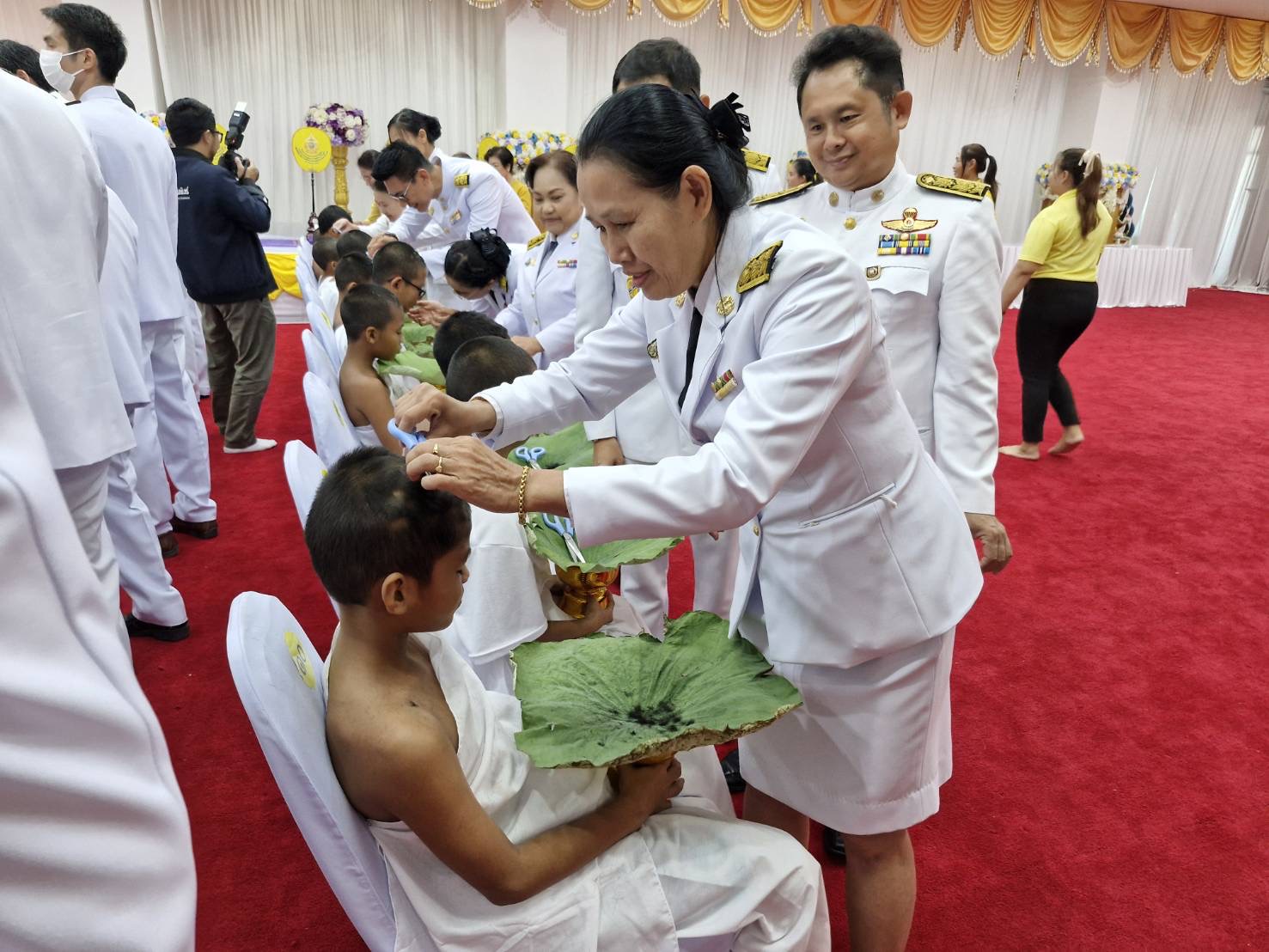 พช. ฉะเชิงเทรา ร่วมพิธีบรรพชาสามเณรภาคฤดูร้อนเฉลิมพระเกียรติพระบาทสมเด็จพระเจ้าอยู่หัวเนื่องในโอกาสมหามงคลเฉลิมพระชนมพรรษา 6 รอบ 28 กรกฎาคม 2567