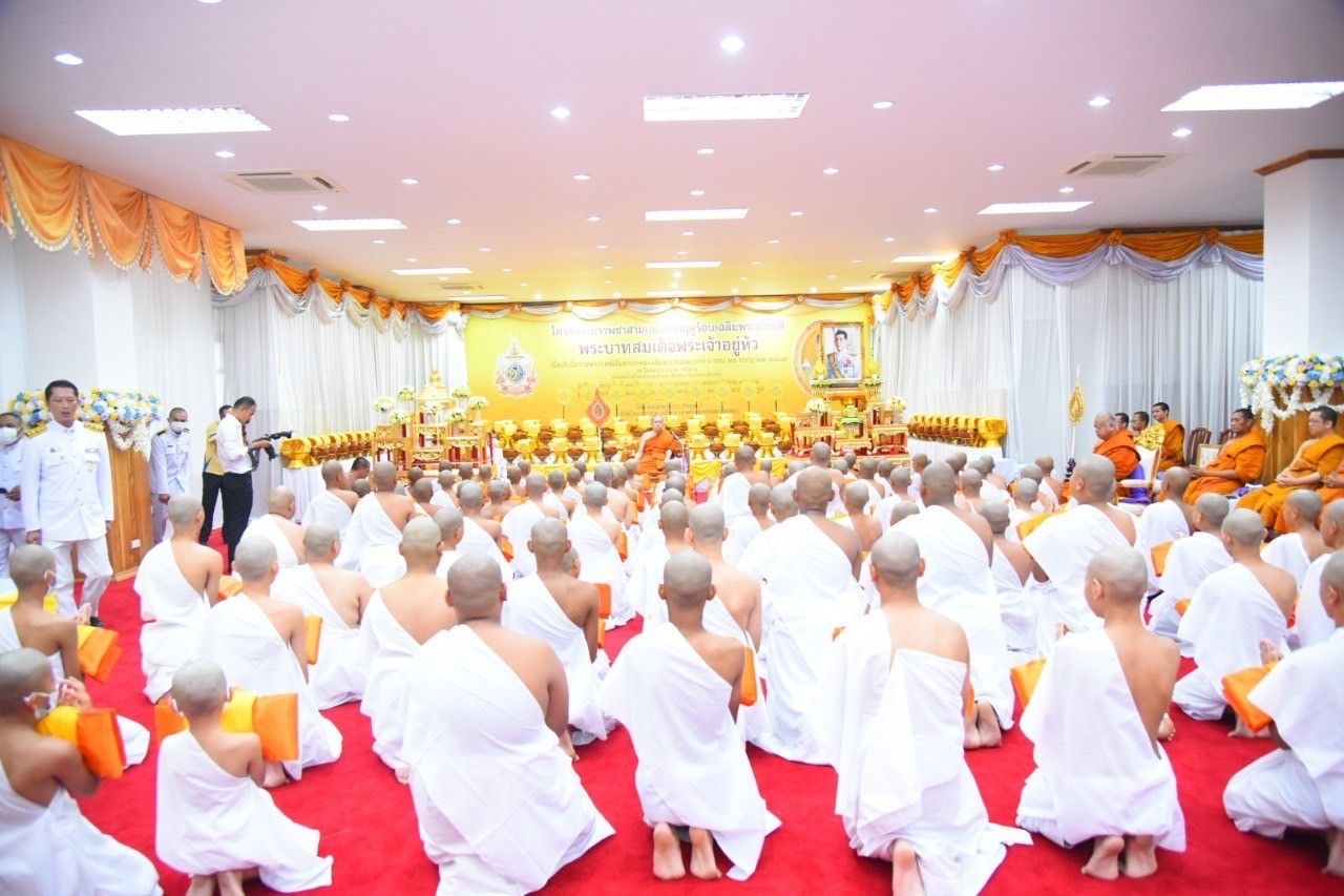 พช. ฉะเชิงเทรา ร่วมพิธีบรรพชาสามเณรภาคฤดูร้อน