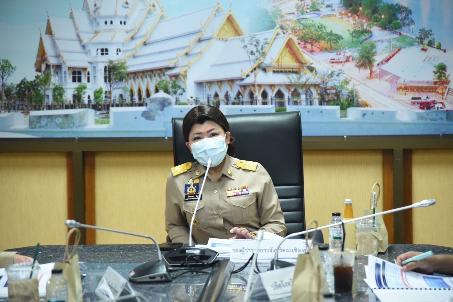 พช.ฉะเชิงเทรา ร่วมประชุมคณะกรรมการพิจารณาและกลั่นกรองการคืนประโยชน์ต่อสังคมฯ ครั้งที่ ๑/๒๕๖๗