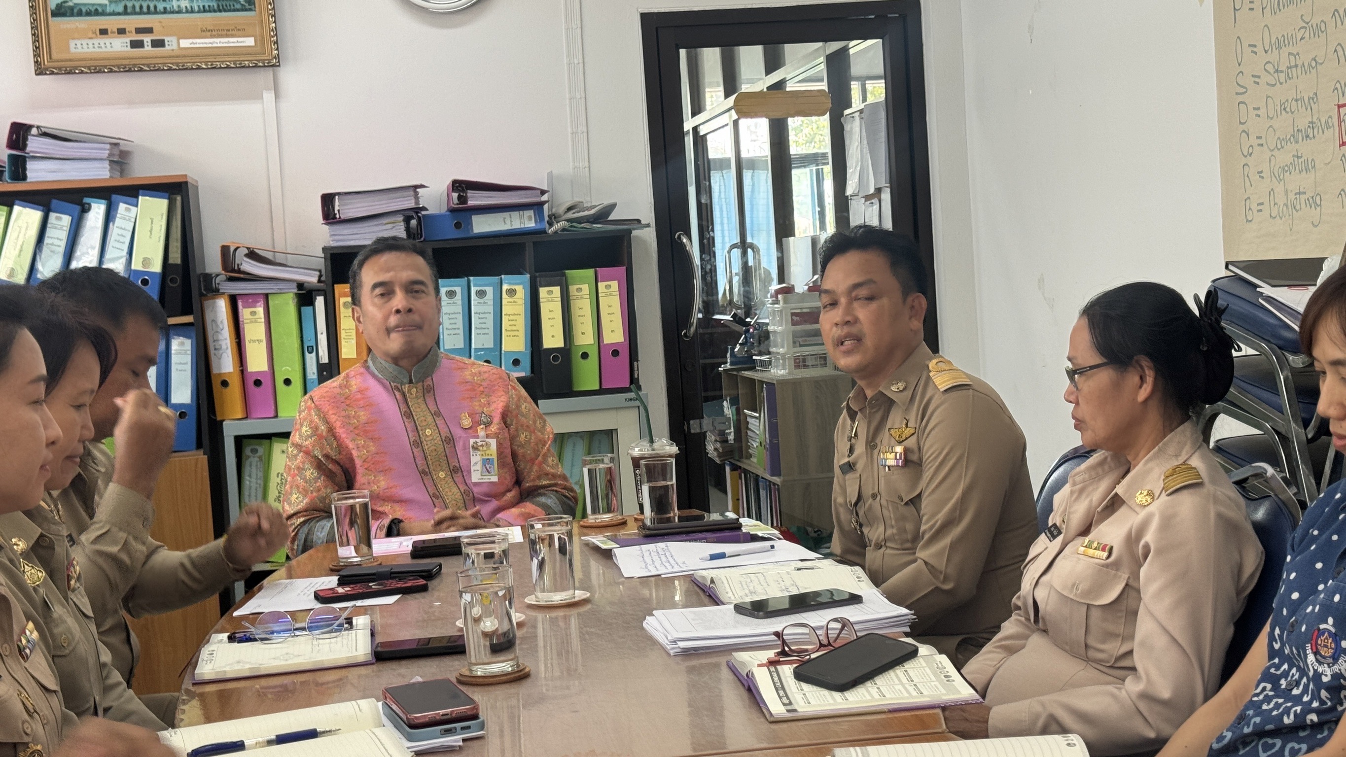 พช. ฉะเชิงเทรา รับการตรวจราชการของผู้ตรวจราชการกรมการพัฒนาชุมชน