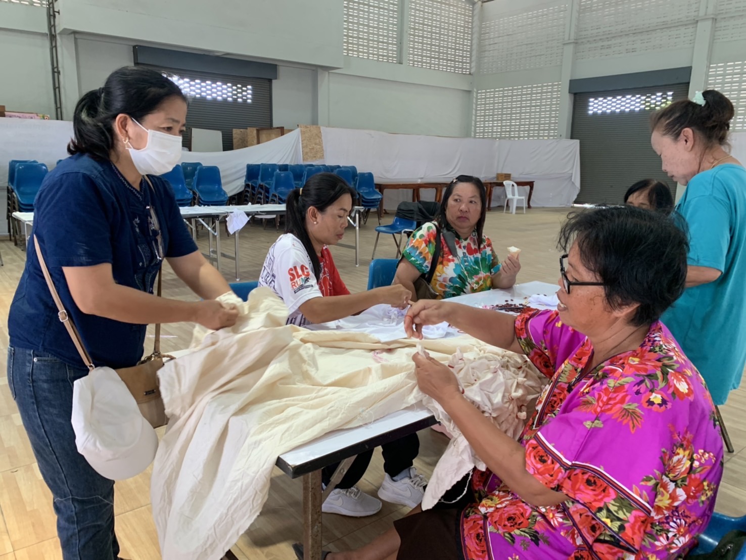 พช. ฉะเชิงเทรา ร่วมโครงการสานงานศิลป์ อยู่ดีมีกิน ด้วยพลังสตรีบ้านโพธิ์
