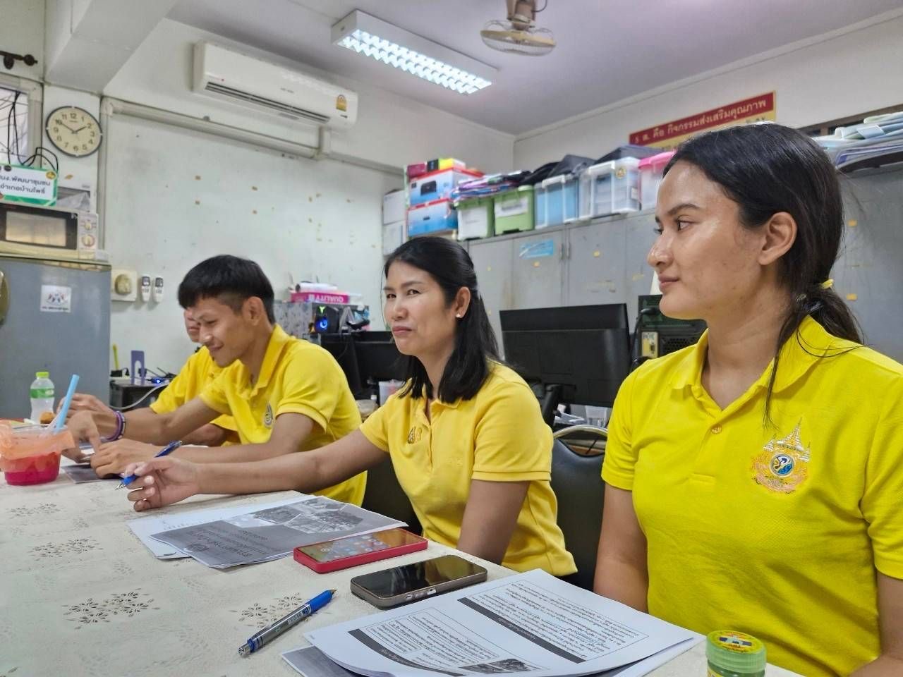 พช. ฉะเชิงเทรา ลงพื้นที่นิเทศ สำนักงานพัฒนาชุมชนอำเภอบ้านโพธิ์