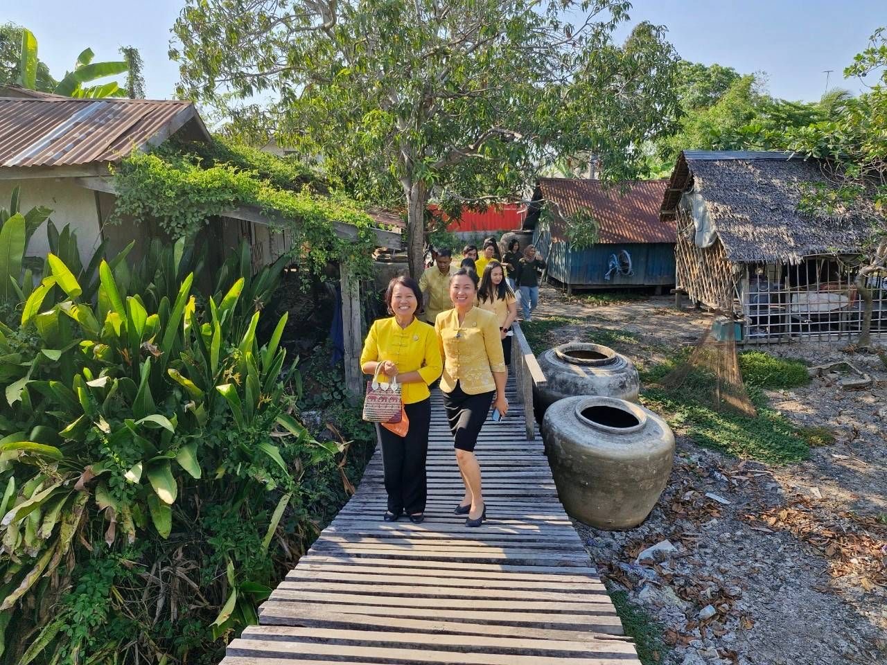 พช. ฉะเชิงเทรา ลงพื้นที่นิเทศ สำนักงานพัฒนาชุมชนอำเภอบ้านโพธิ์