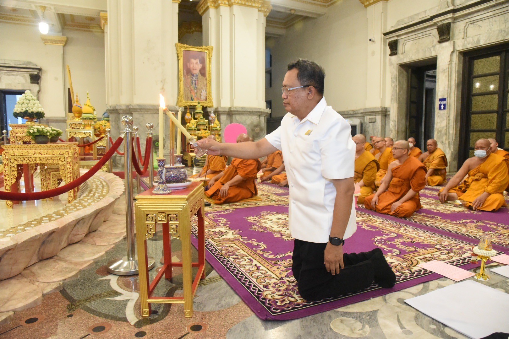พช. ฉะเชิงเทรา ร่วมโครงการส่งเสริมการเผยแผ่พระพุทธศาสนา เนื่องในเทศกาลวันสำคัญทางพระพุทธศาสนา (วันวิสาบูชา)