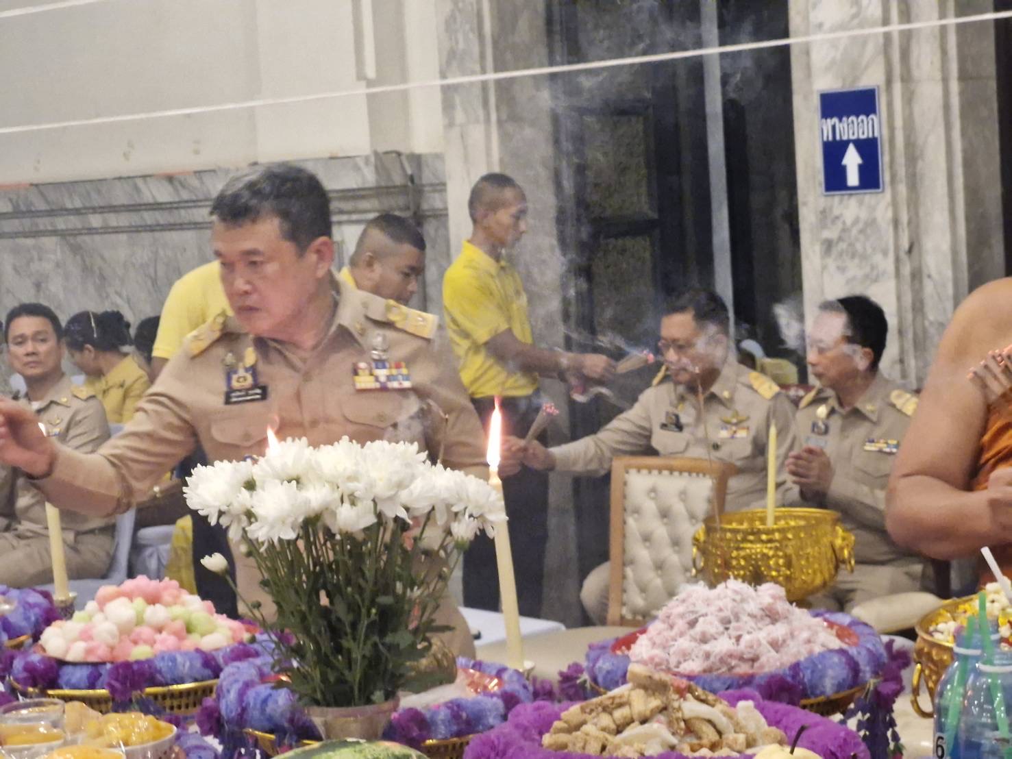พช.ฉะเชิงเทรา ร่วมพิธีบวงสรวงเพื่อความเป็นสิริมงคล โครงการบูรณปฏิสังขรณ์พระอุโบสถวัดโสธรวราราม วรวิหาร